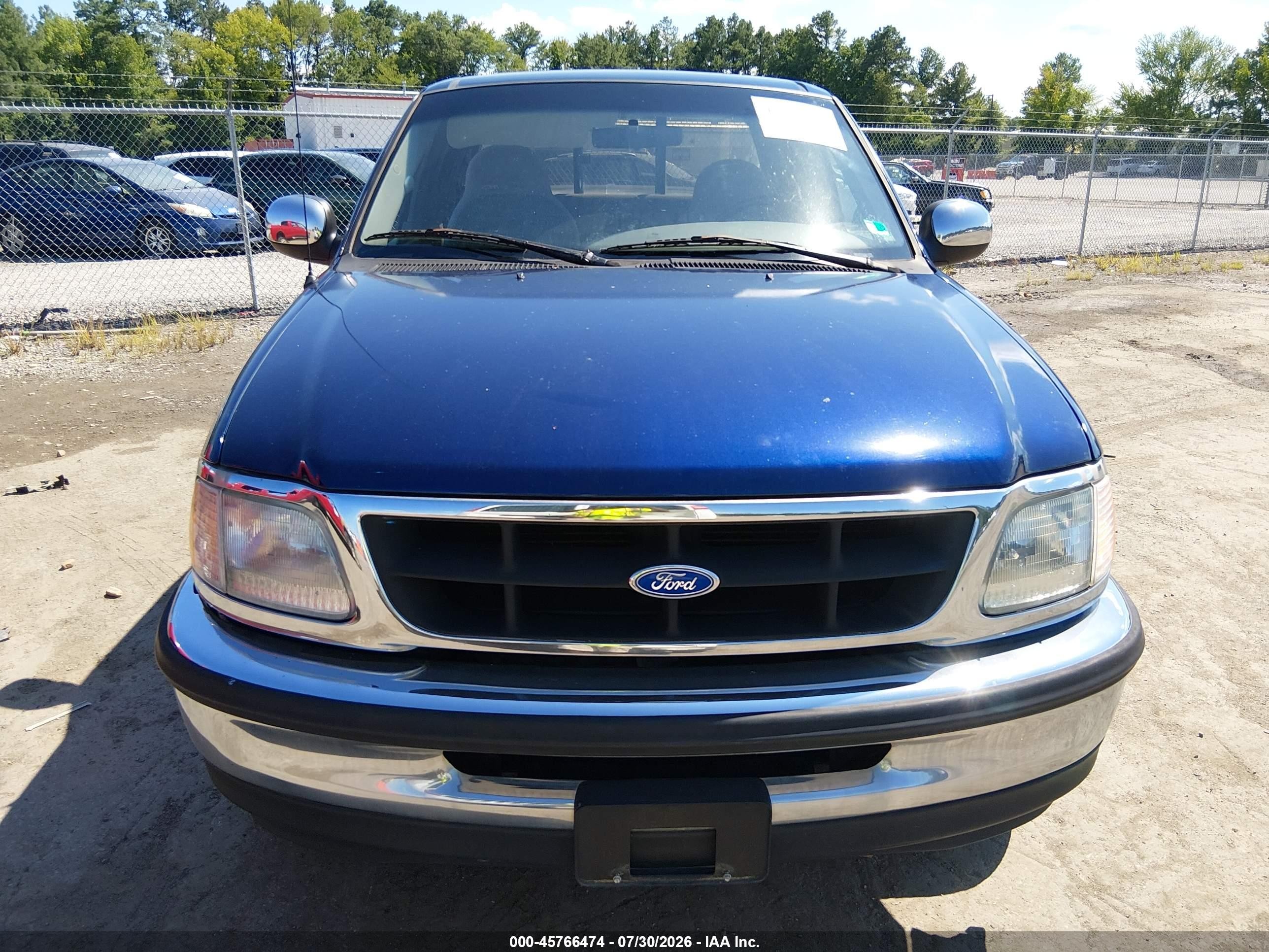 1997 Ford F-150 Standard Lariat/standard/xl/xlt Dark Blue vin: 1FTDX17W6VNB69799