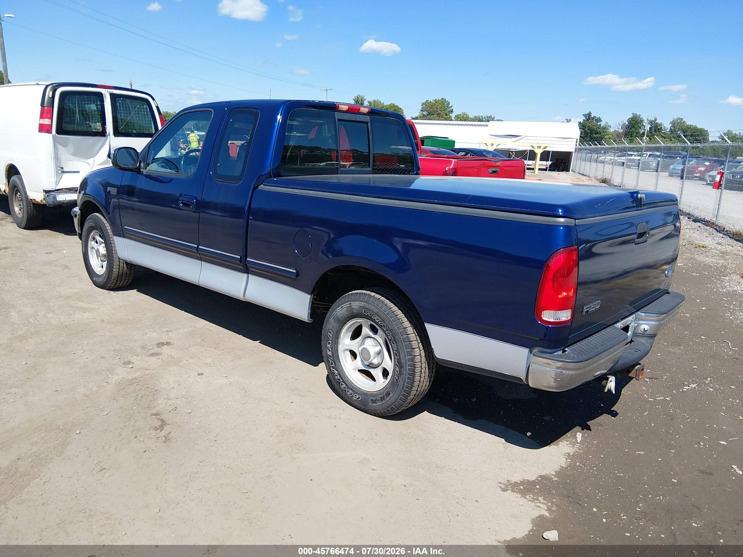 1997 Ford F-150 Standard Lariat/standard/xl/xlt Dark Blue vin: 1FTDX17W6VNB69799
