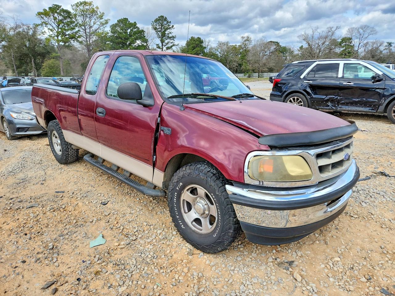 1997 Ford F150 Burgundy vin: 1FTDX17W7VNC25524