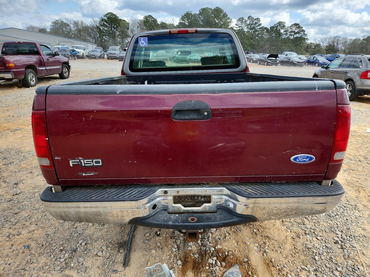 1997 Ford F150 Burgundy vin: 1FTDX17W7VNC25524