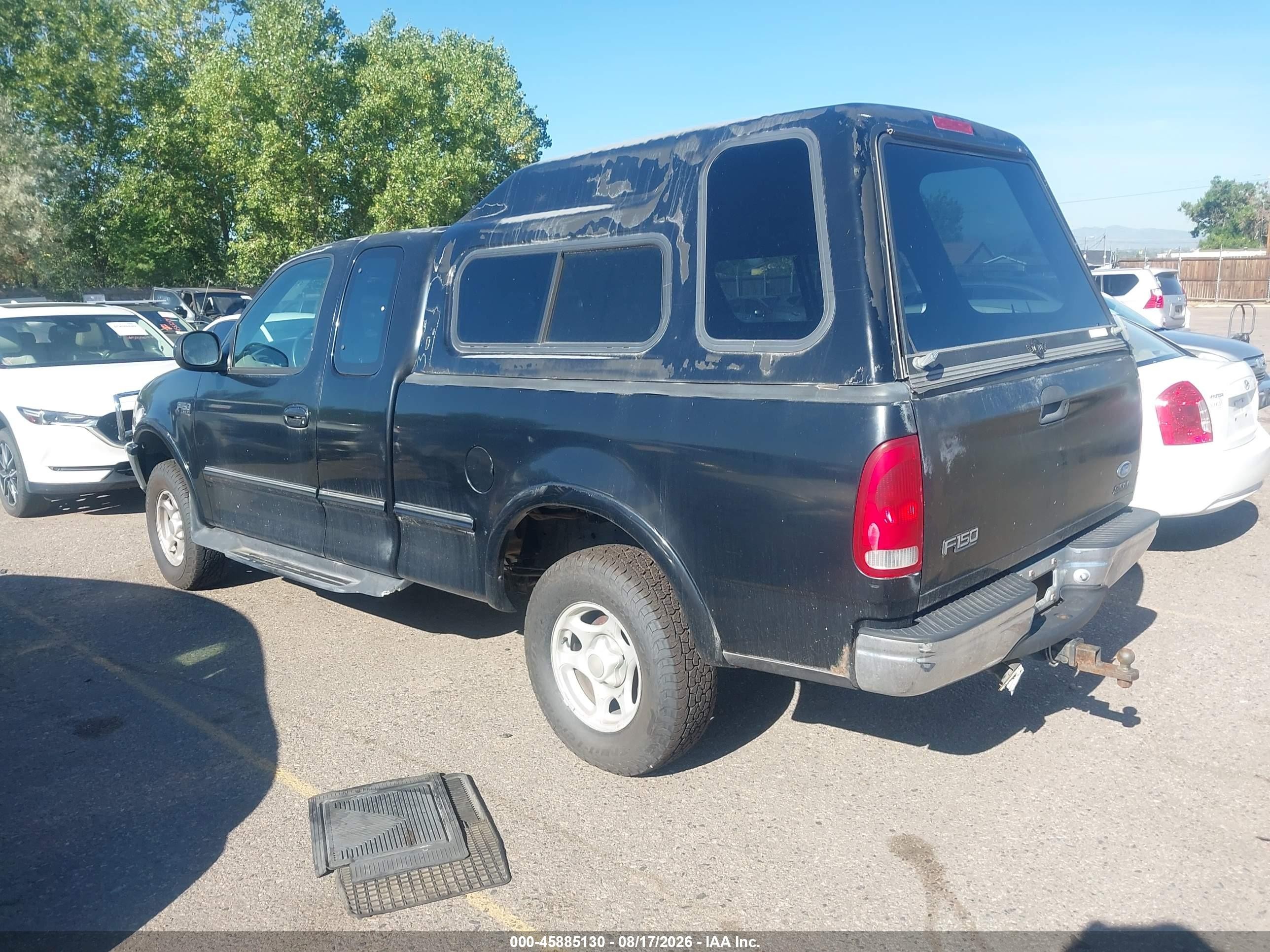 1997 Ford F-150 Lariat/xl/xlt Black vin: 1FTDX1860VKB52674