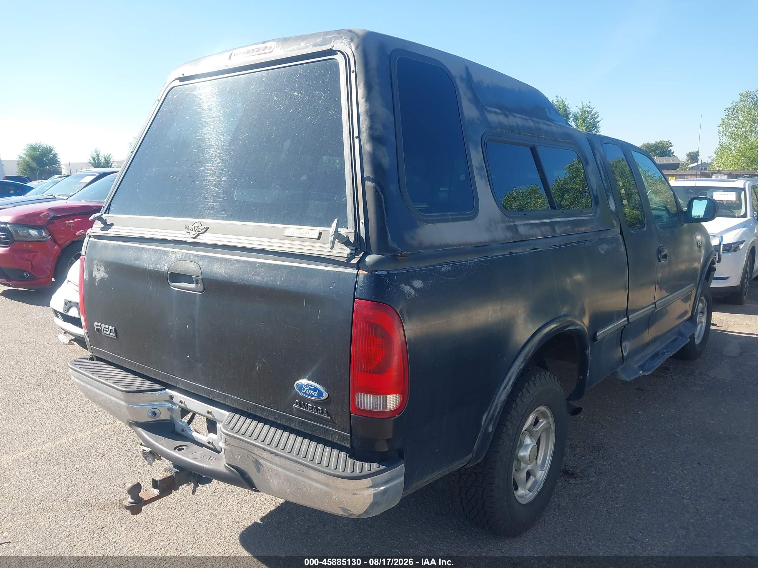 1997 Ford F-150 Lariat/xl/xlt Black vin: 1FTDX1860VKB52674