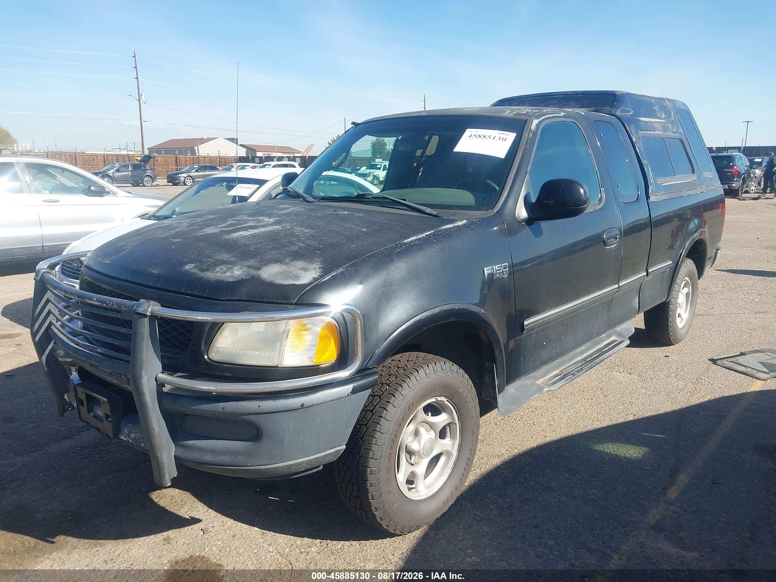 1997 Ford F-150 Lariat/xl/xlt Black vin: 1FTDX1860VKB52674