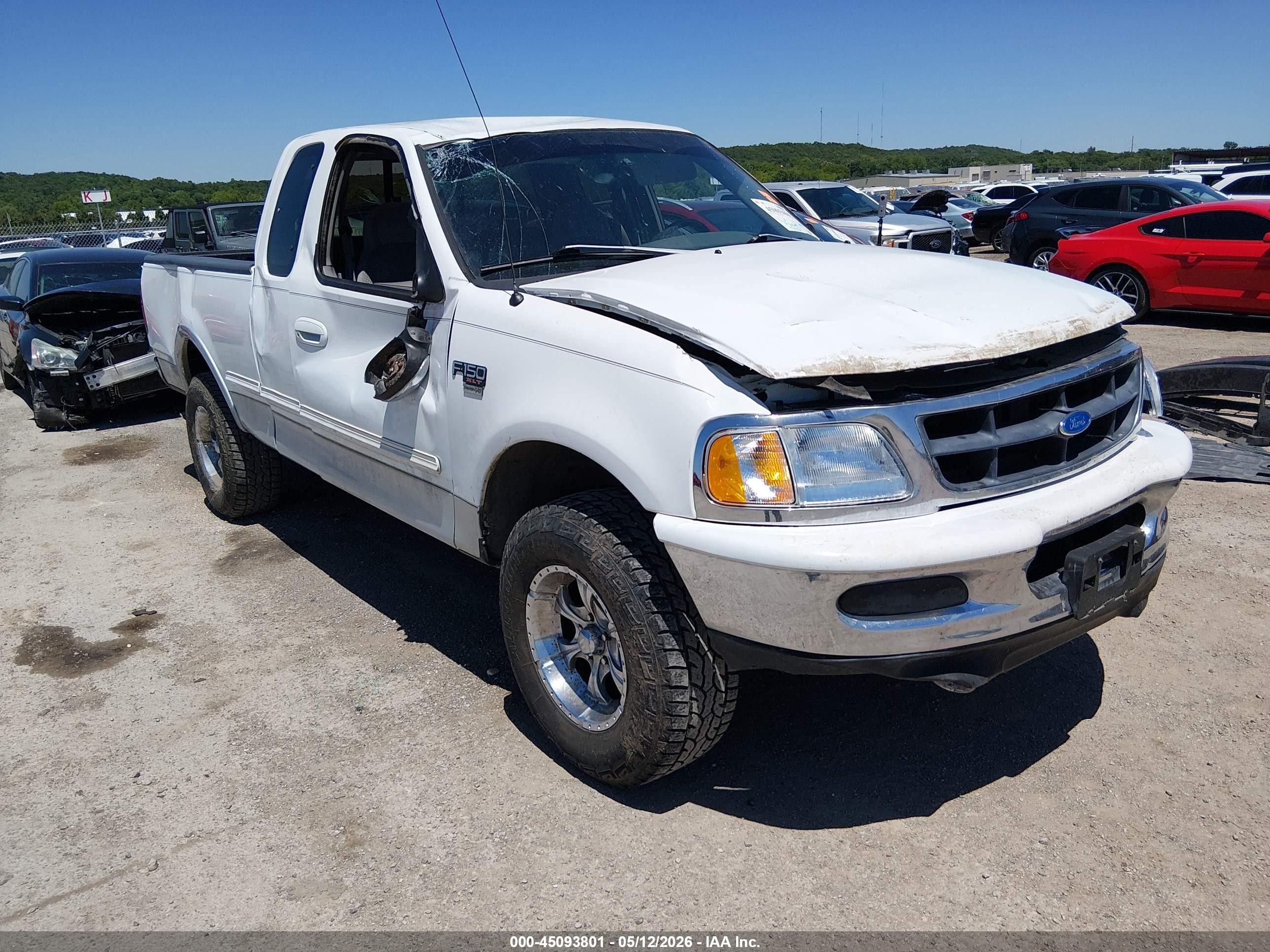 1997 Ford F-150 Lariat/xl/xlt White vin: 1FTDX1861VKA30163