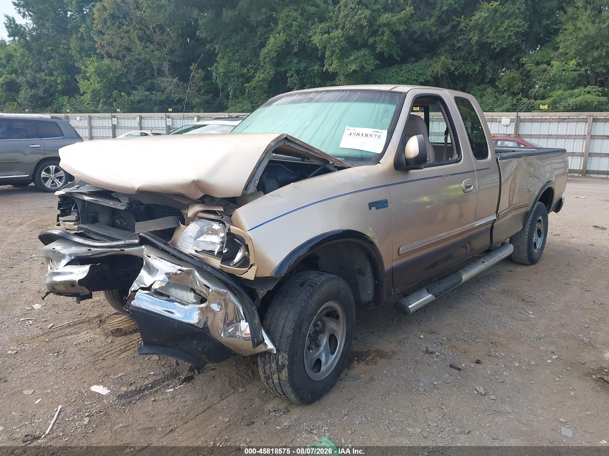 1997 Ford F-150 Lariat/xl/xlt Gold vin: 1FTDX1861VNA22787