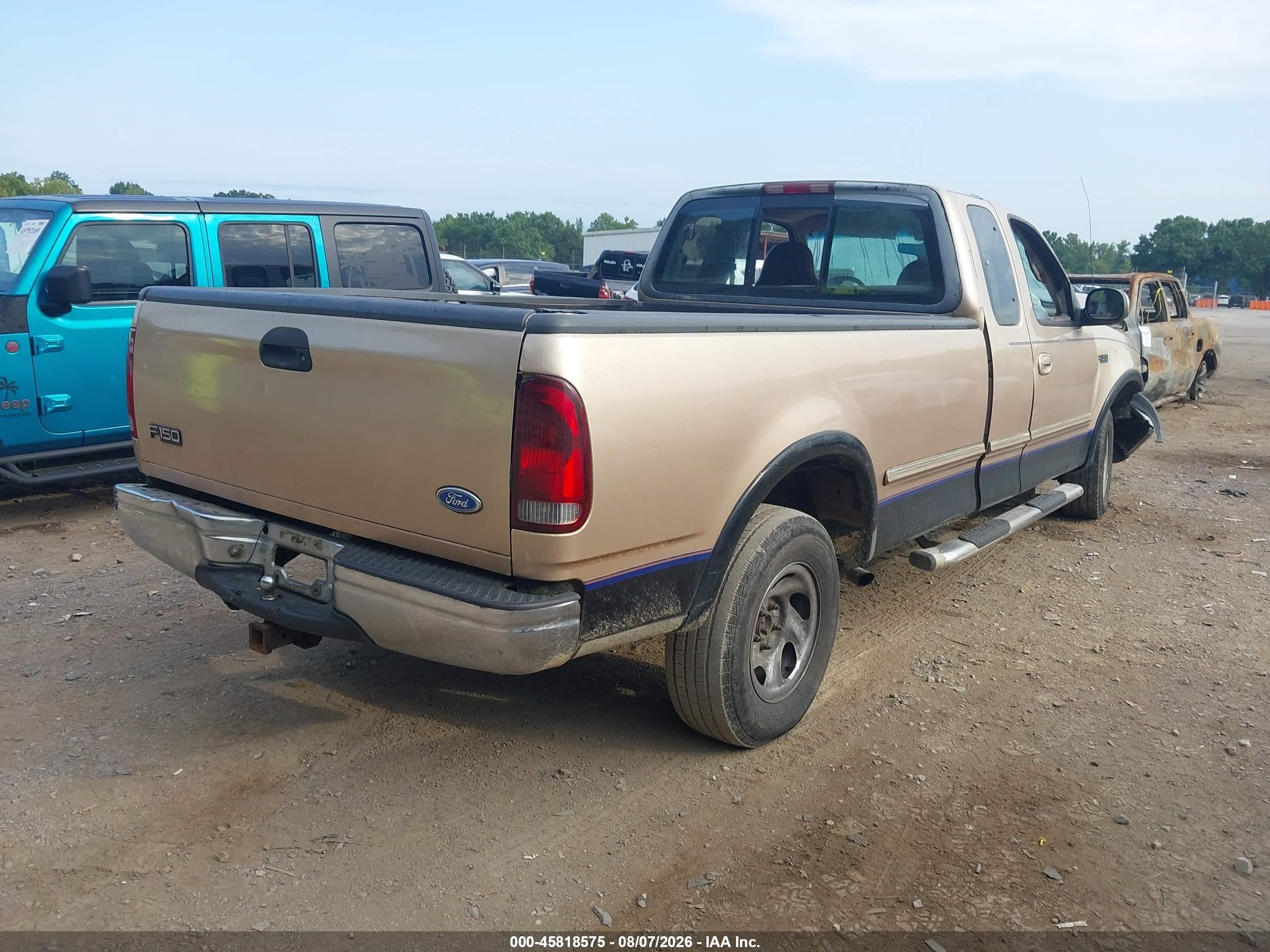 1997 Ford F-150 Lariat/xl/xlt Gold vin: 1FTDX1861VNA22787