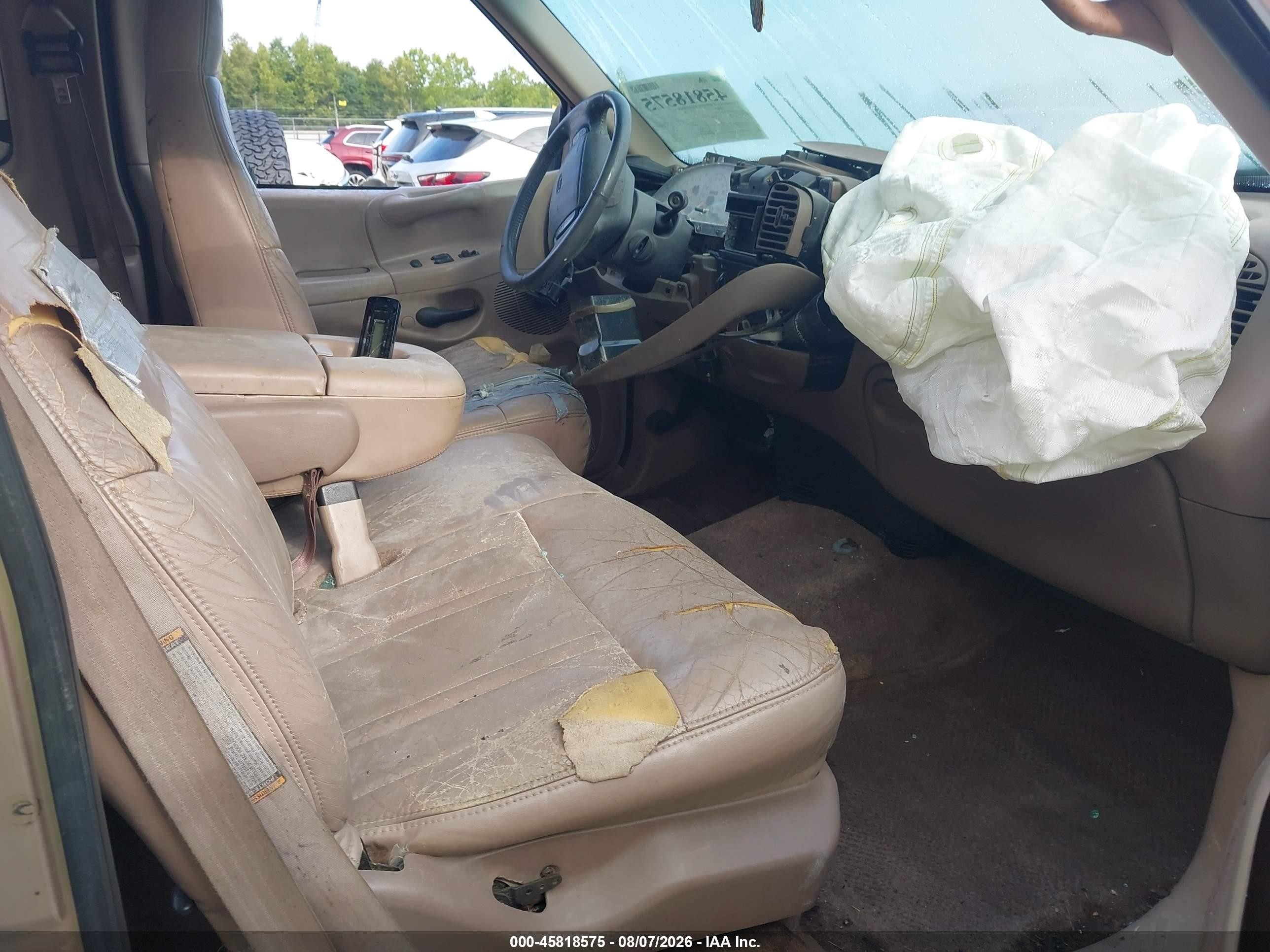 1997 Ford F-150 Lariat/xl/xlt Gold vin: 1FTDX1861VNA22787