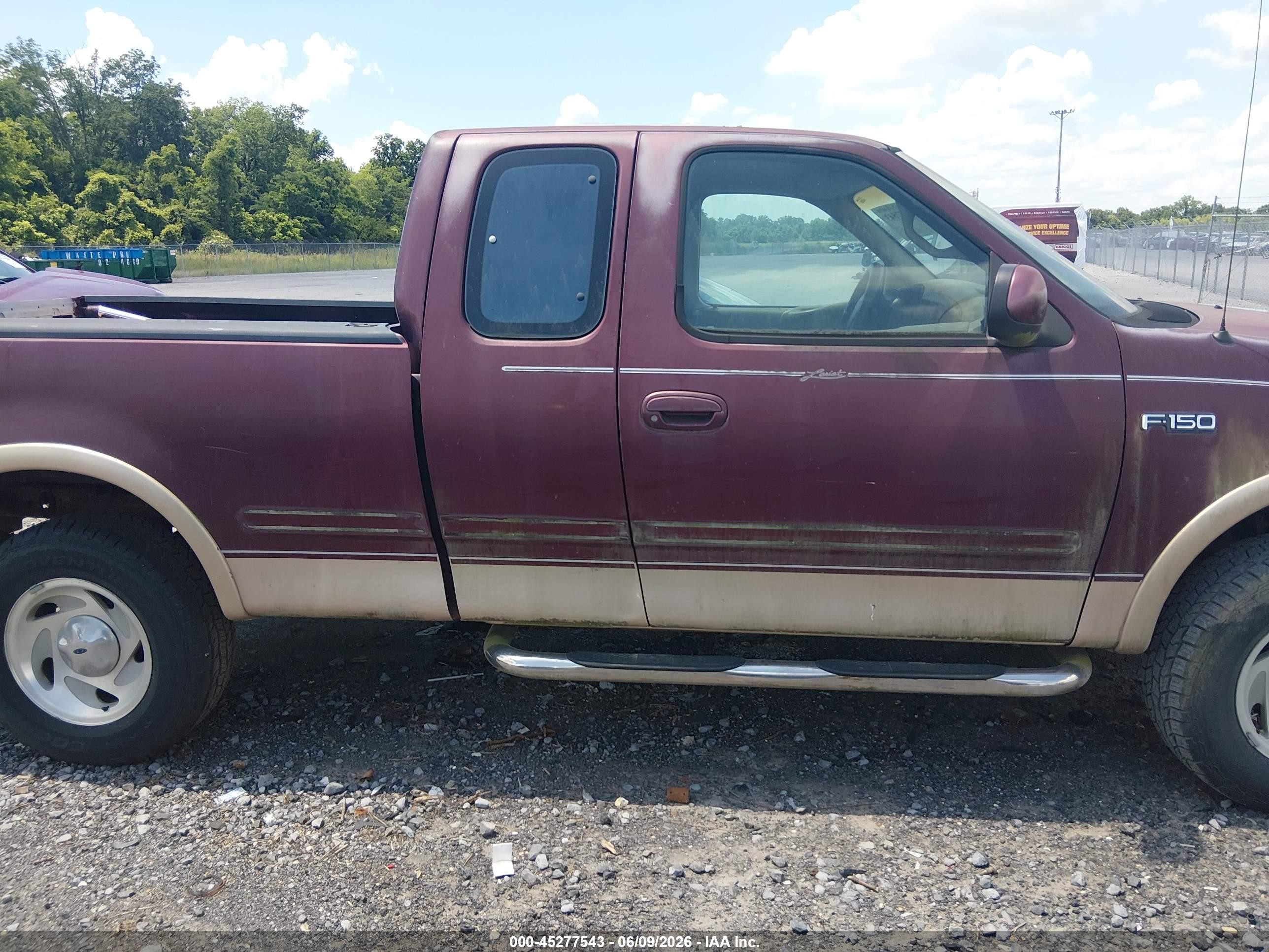 1997 Ford F150   Burgundy vin: 1FTDX1862VNB02664