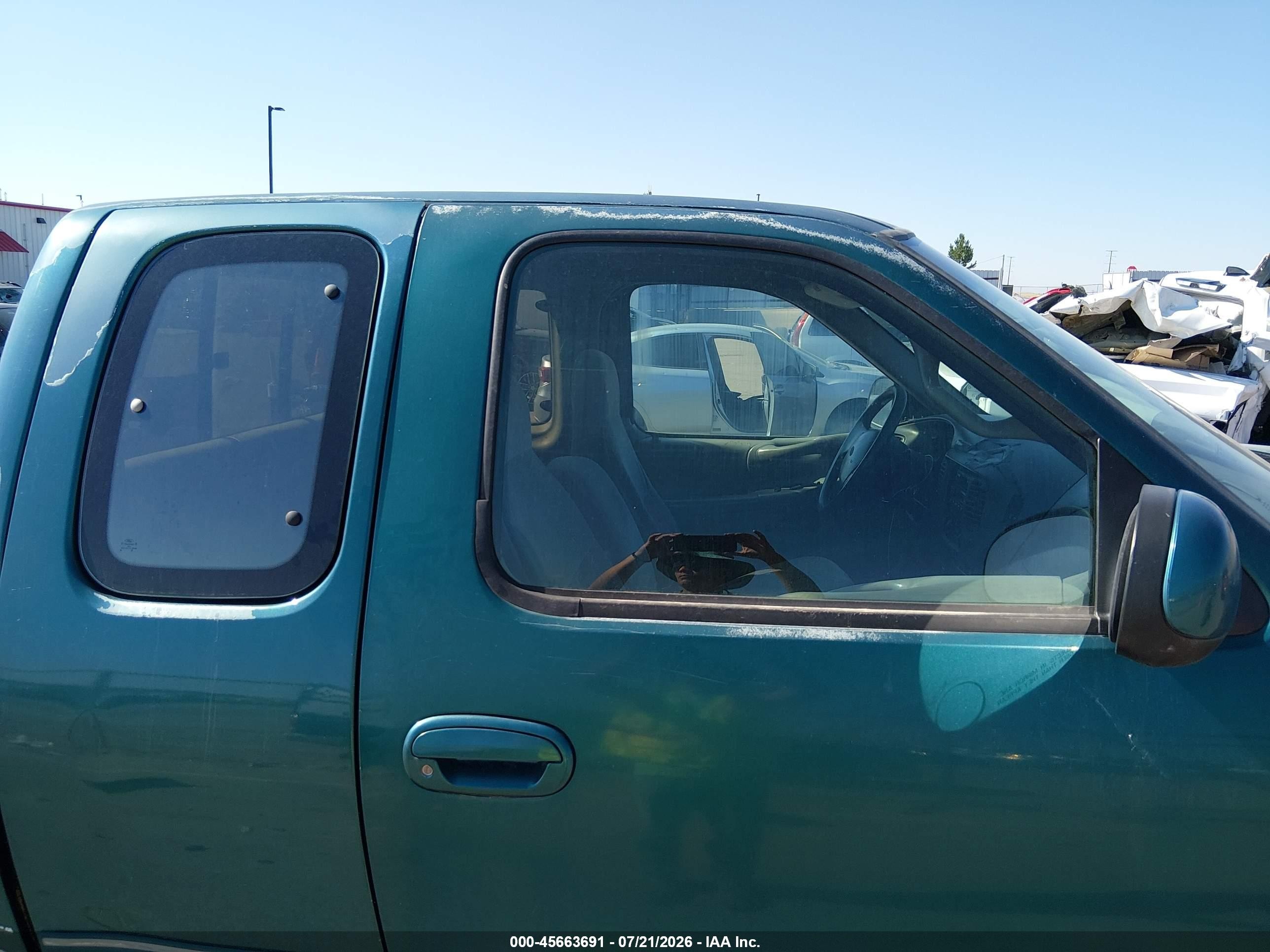 1997 Ford F-150 Lariat/xl/xlt Green vin: 1FTDX1864VKA64307