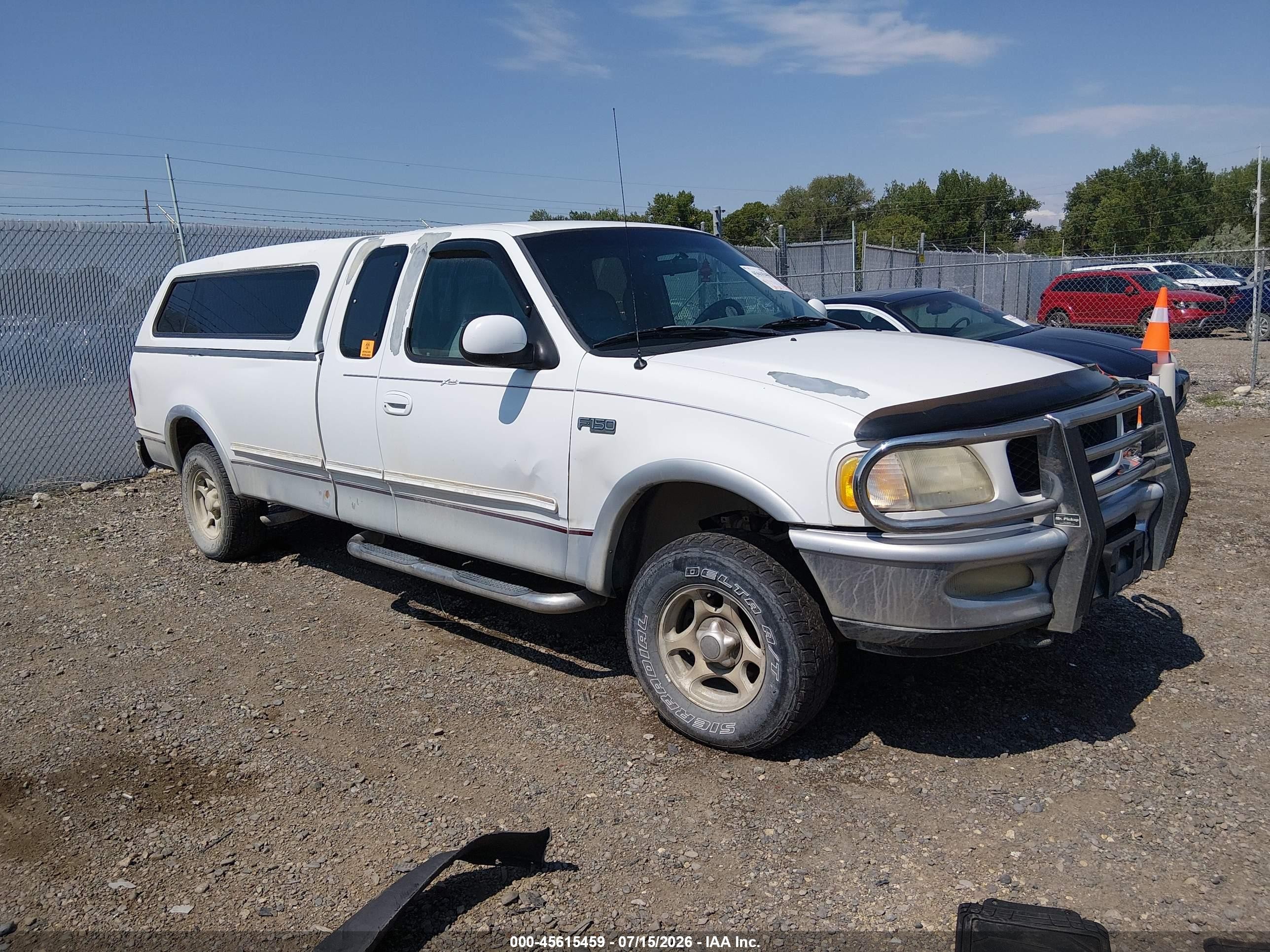 1997 Ford F-150 Lariat/xl/xlt White vin: 1FTDX1866VKA11737