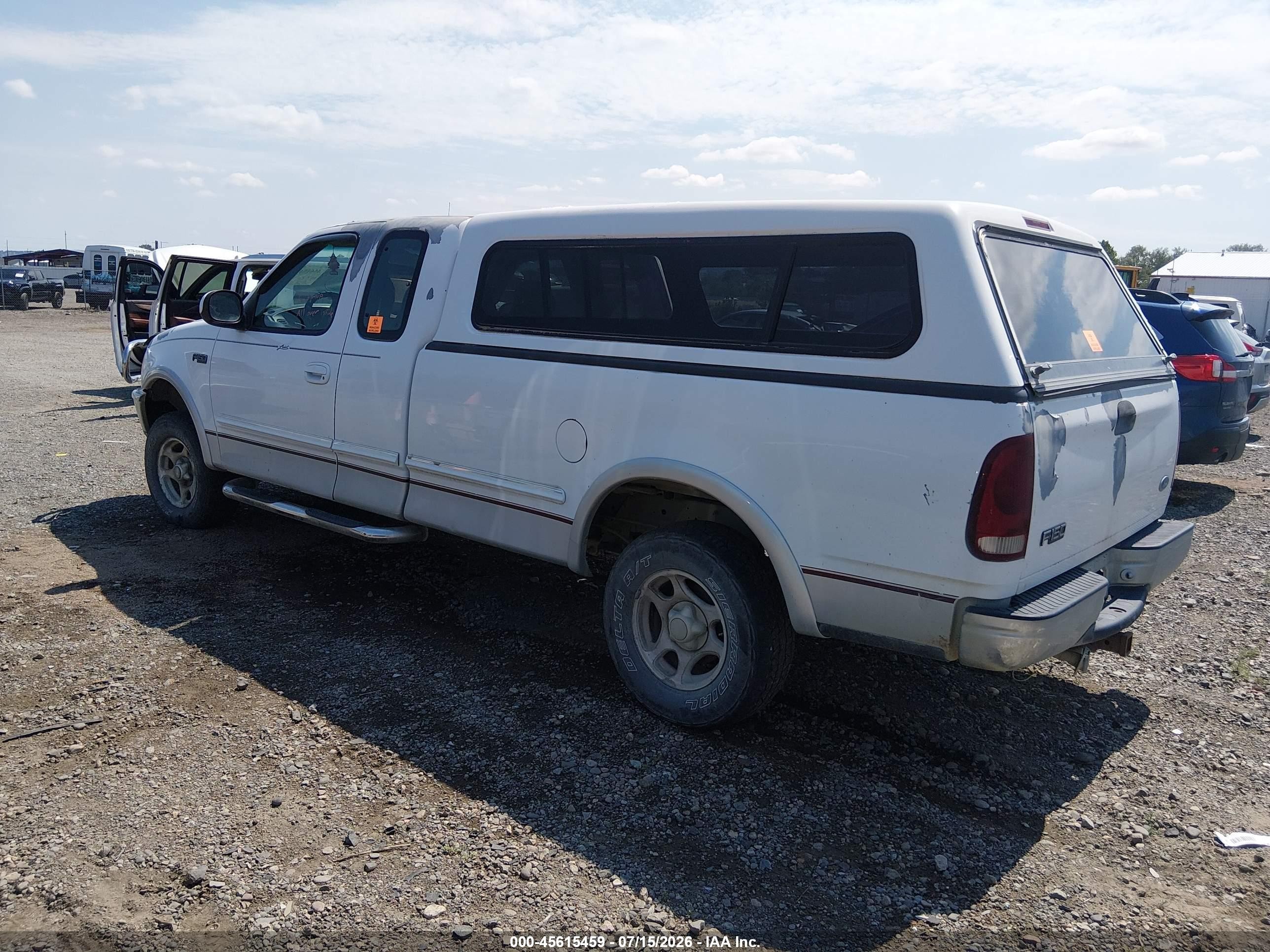 1997 Ford F-150 Lariat/xl/xlt White vin: 1FTDX1866VKA11737