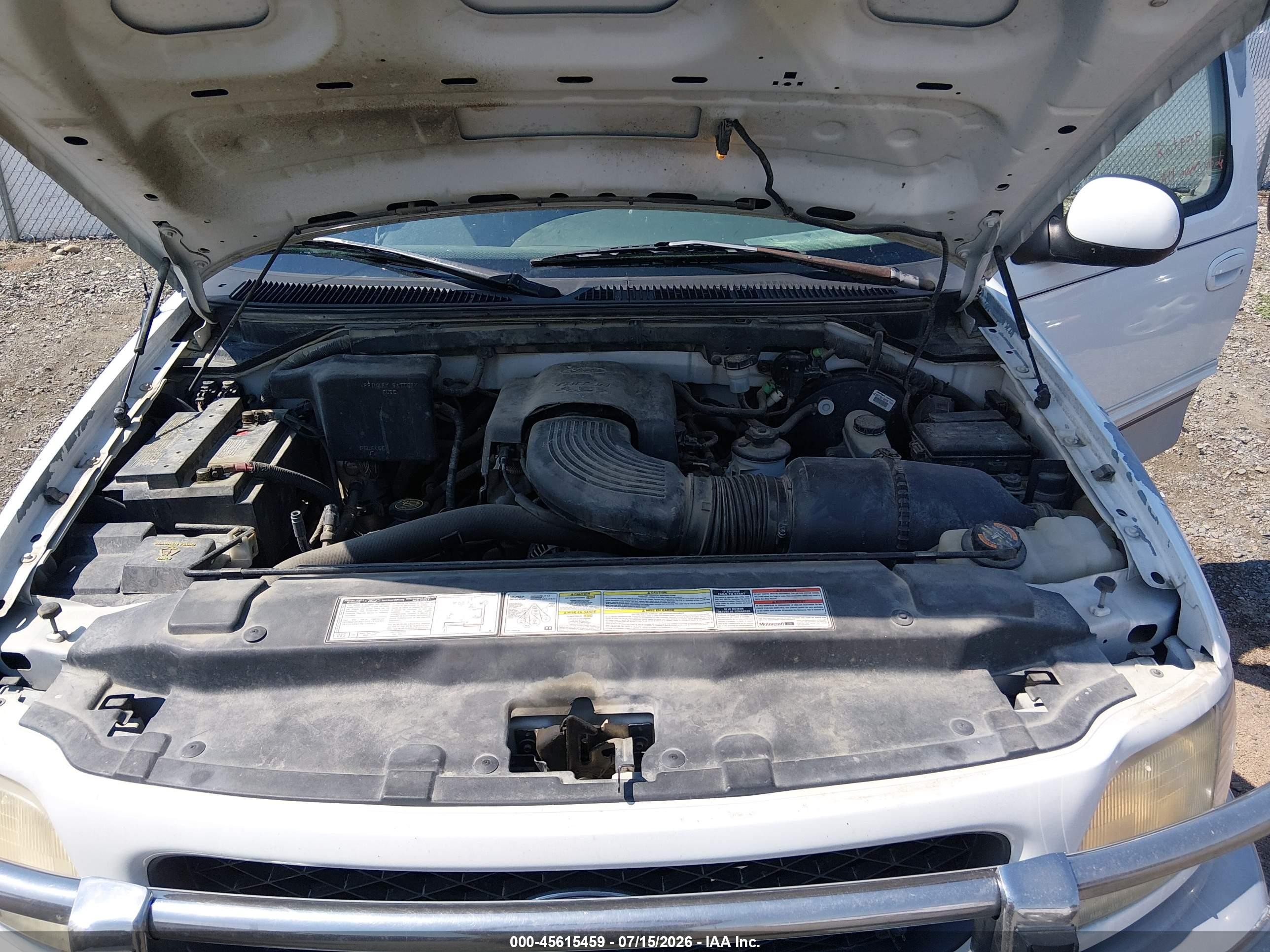 1997 Ford F-150 Lariat/xl/xlt White vin: 1FTDX1866VKA11737