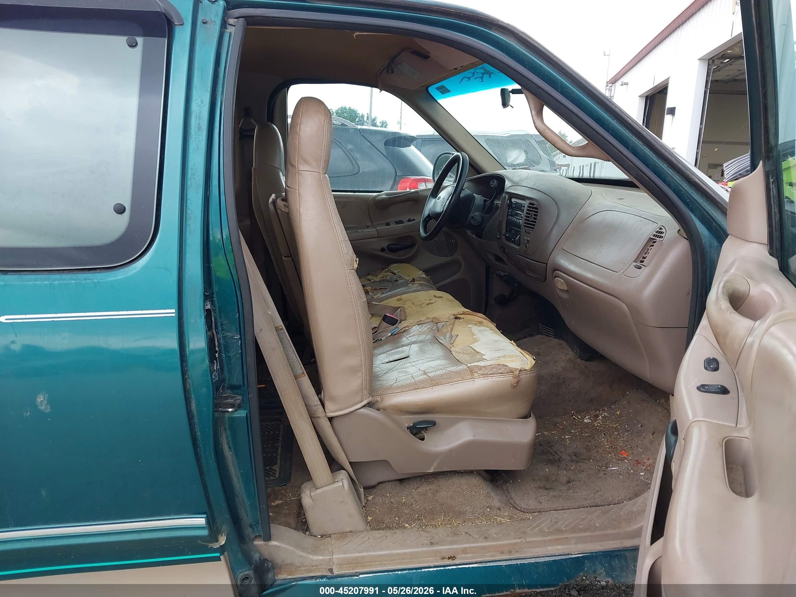 1997 Ford F-150 Lariat/xl/xlt Green vin: 1FTDX1866VKA47587