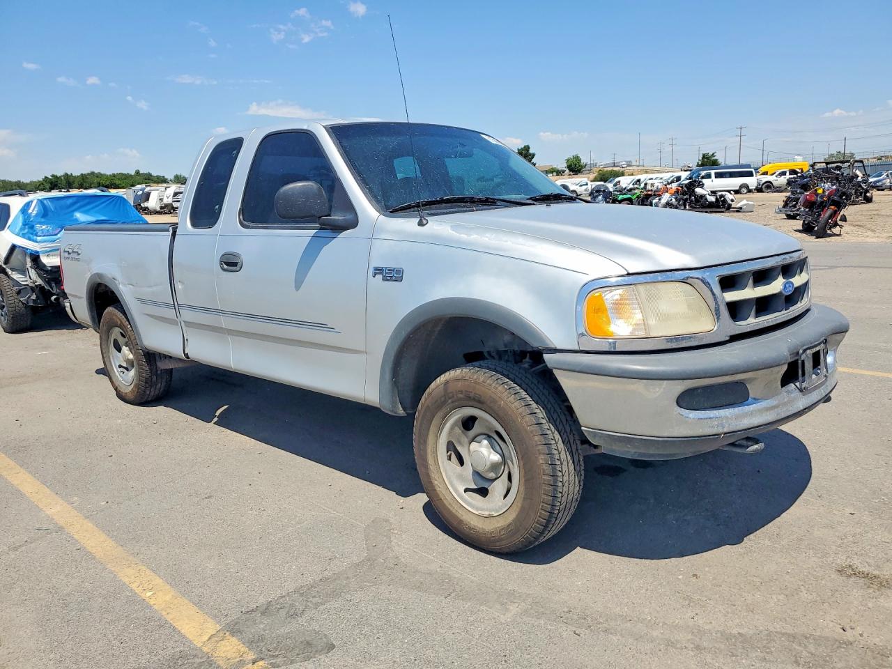1997 Ford F150 Silver vin: 1FTDX1868VKC56622