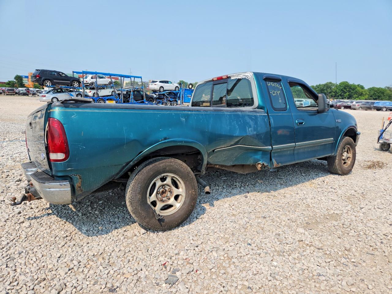 1997 Ford F150 Green vin: 1FTDX1869VKA53058