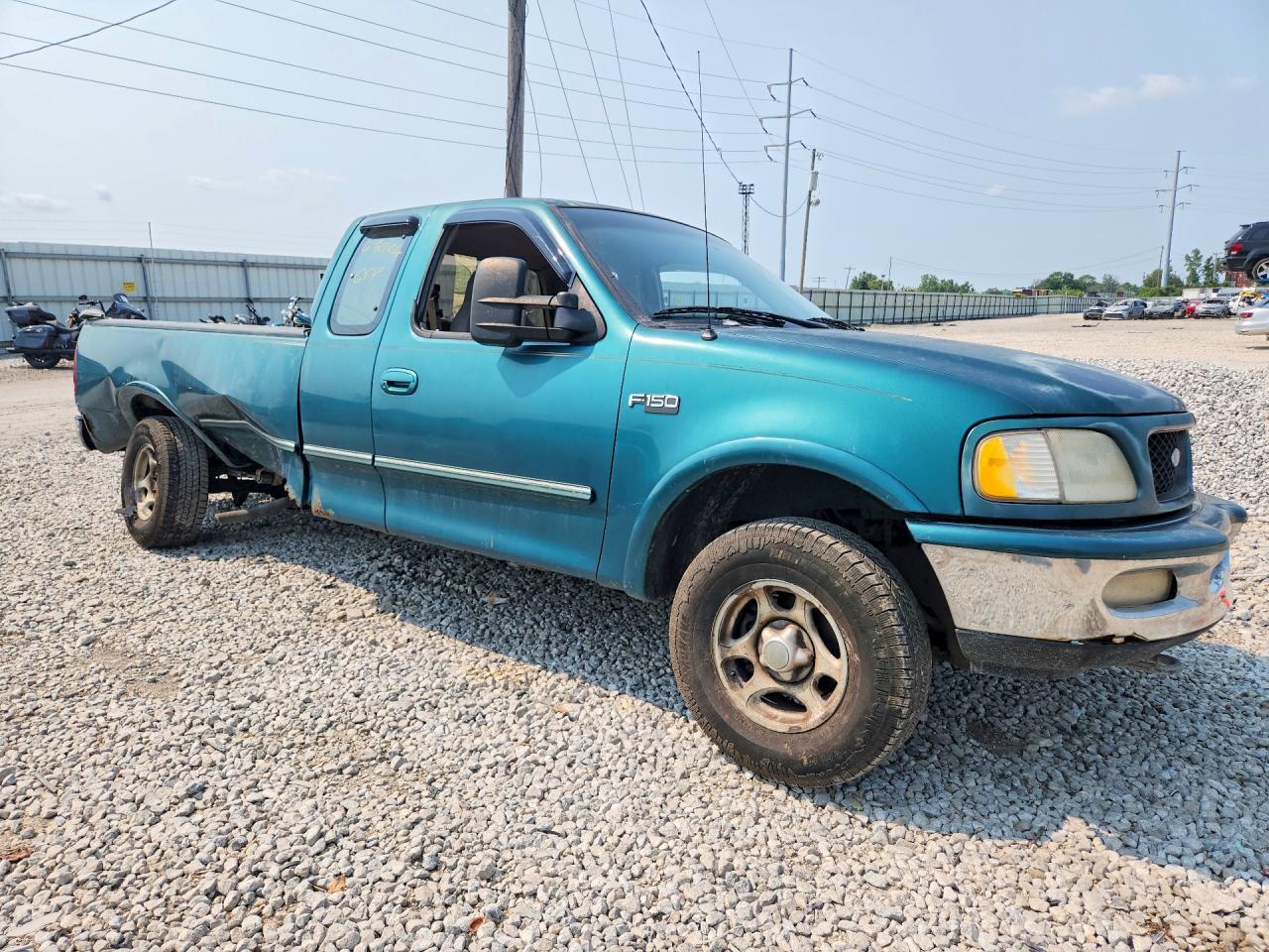 1997 Ford F150 Green vin: 1FTDX1869VKA53058