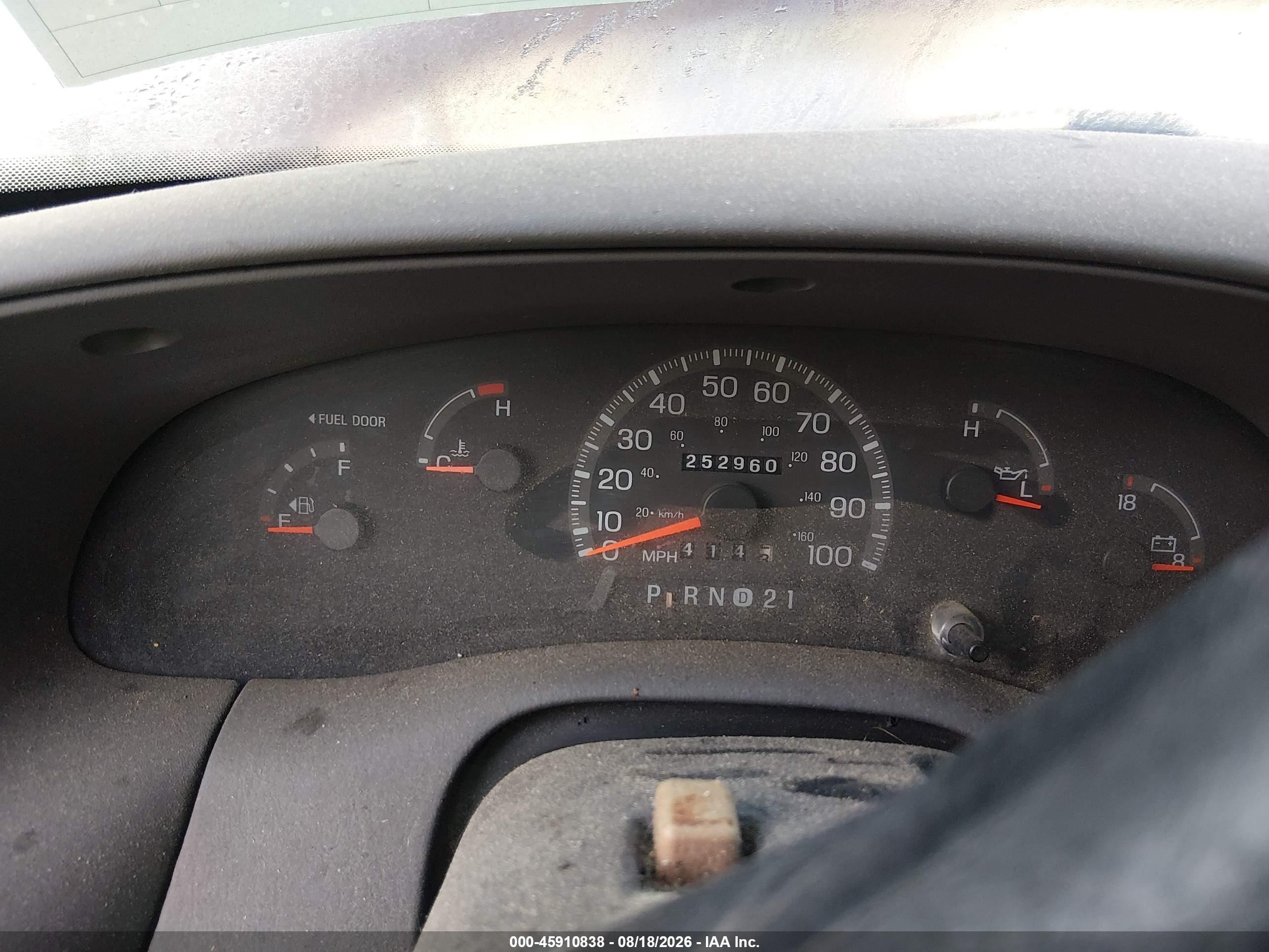 1997 Ford F-150 Lariat/xl/xlt Maroon vin: 1FTDX18W1VNC92487