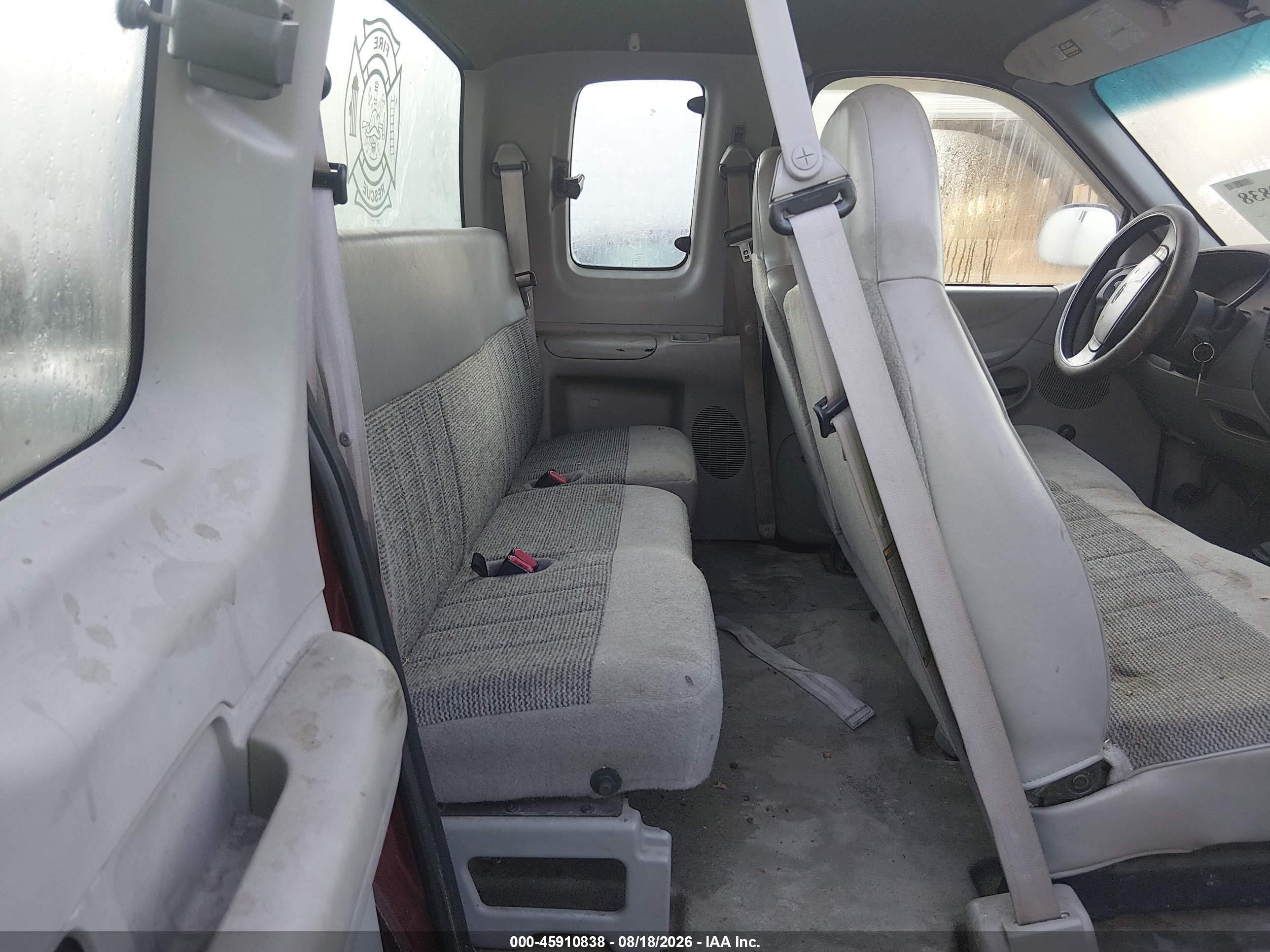 1997 Ford F-150 Lariat/xl/xlt Maroon vin: 1FTDX18W1VNC92487