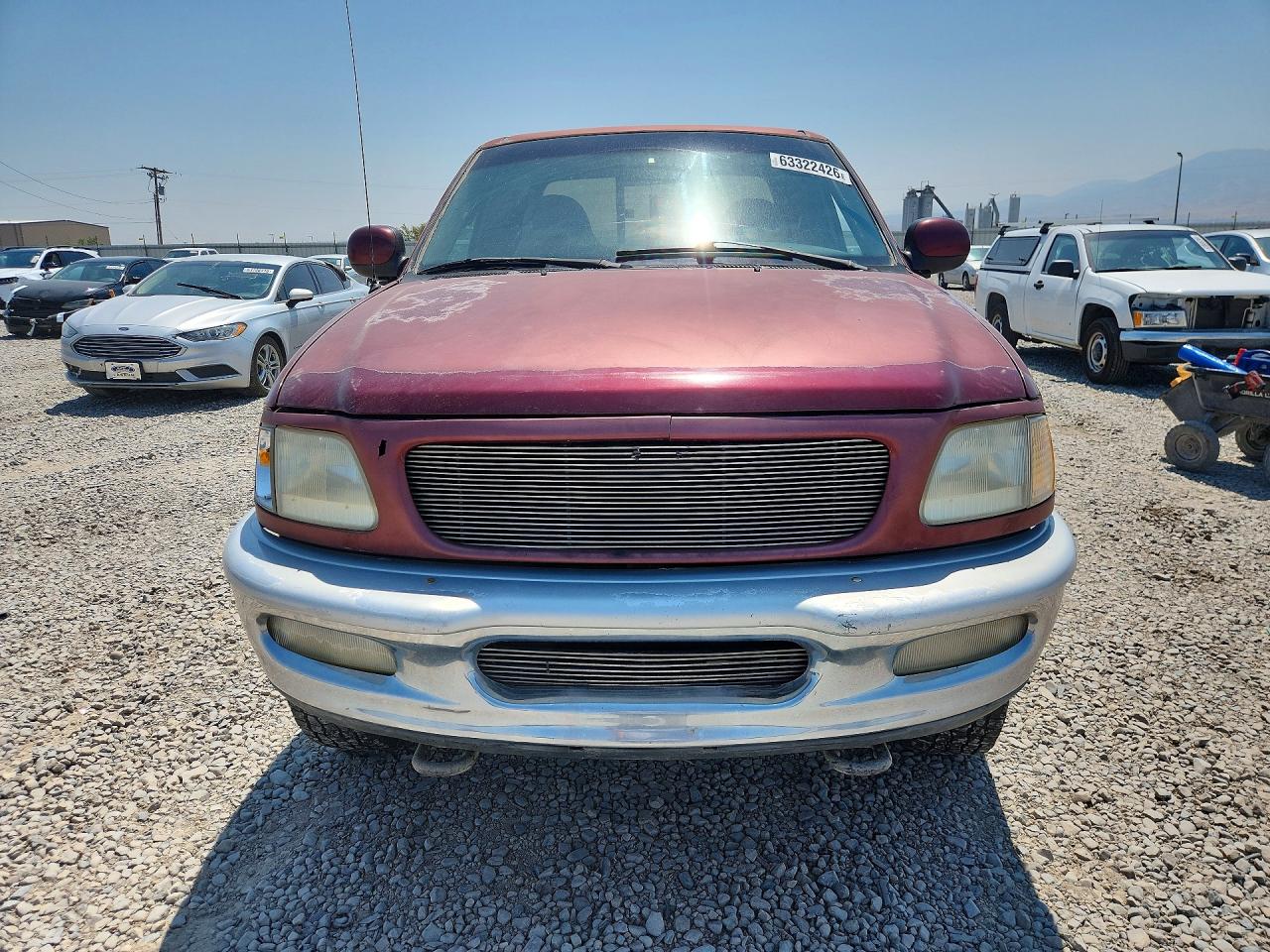 1997 Ford F150 Maroon vin: 1FTDX18W3VKC08316