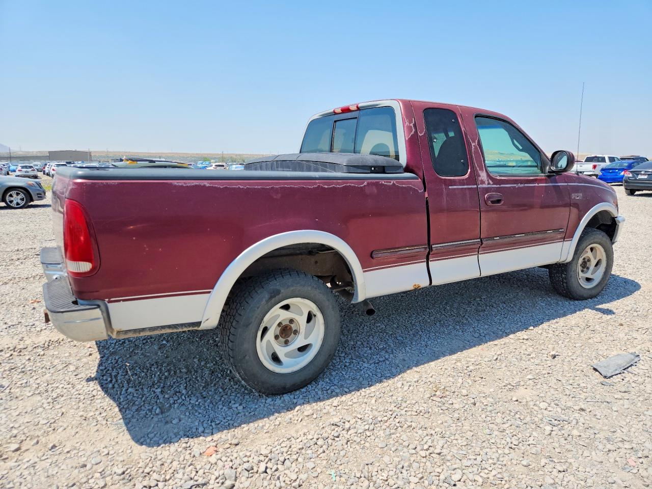 1997 Ford F150 Maroon vin: 1FTDX18W3VKC08316