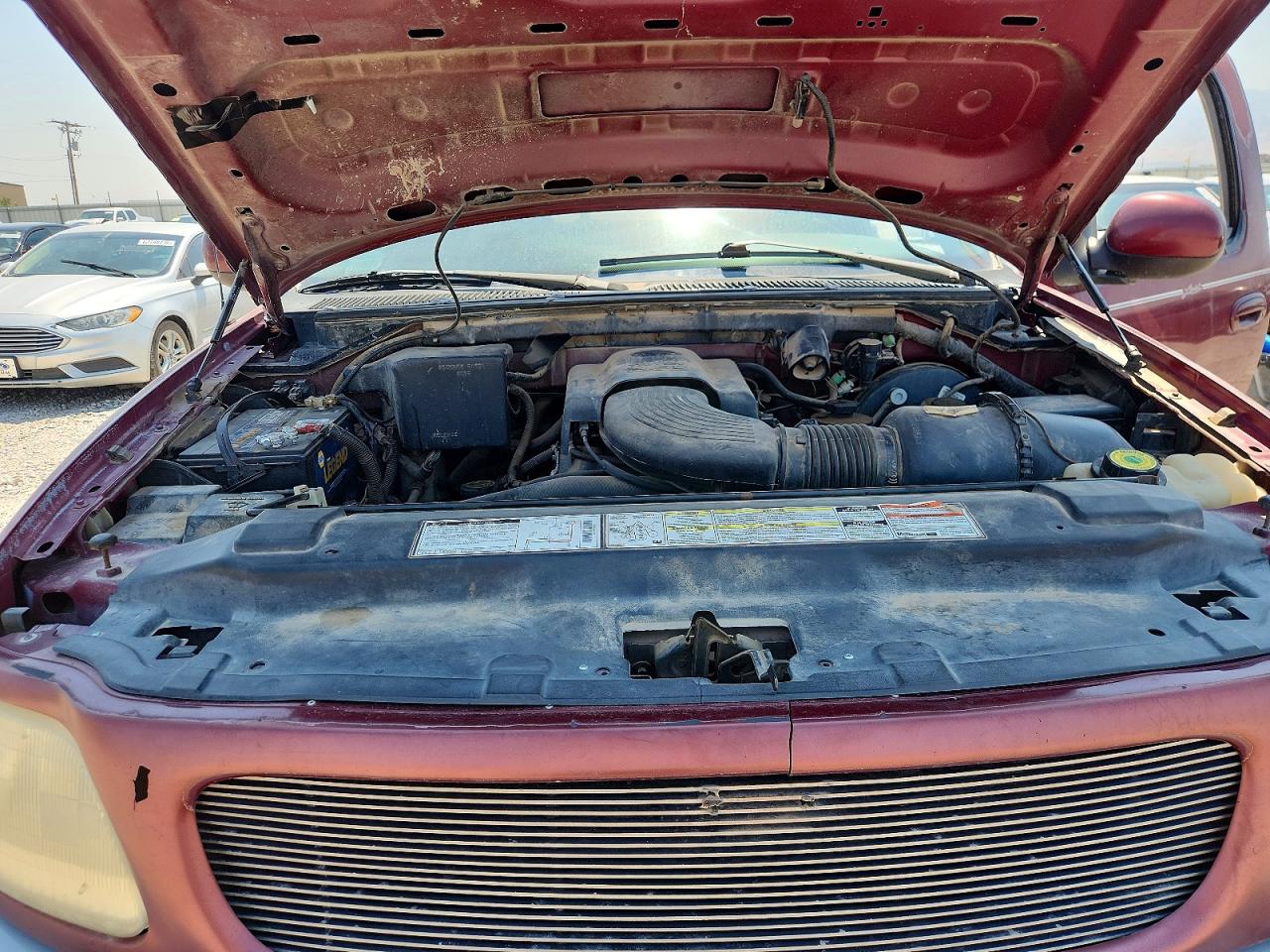 1997 Ford F150 Maroon vin: 1FTDX18W3VKC08316