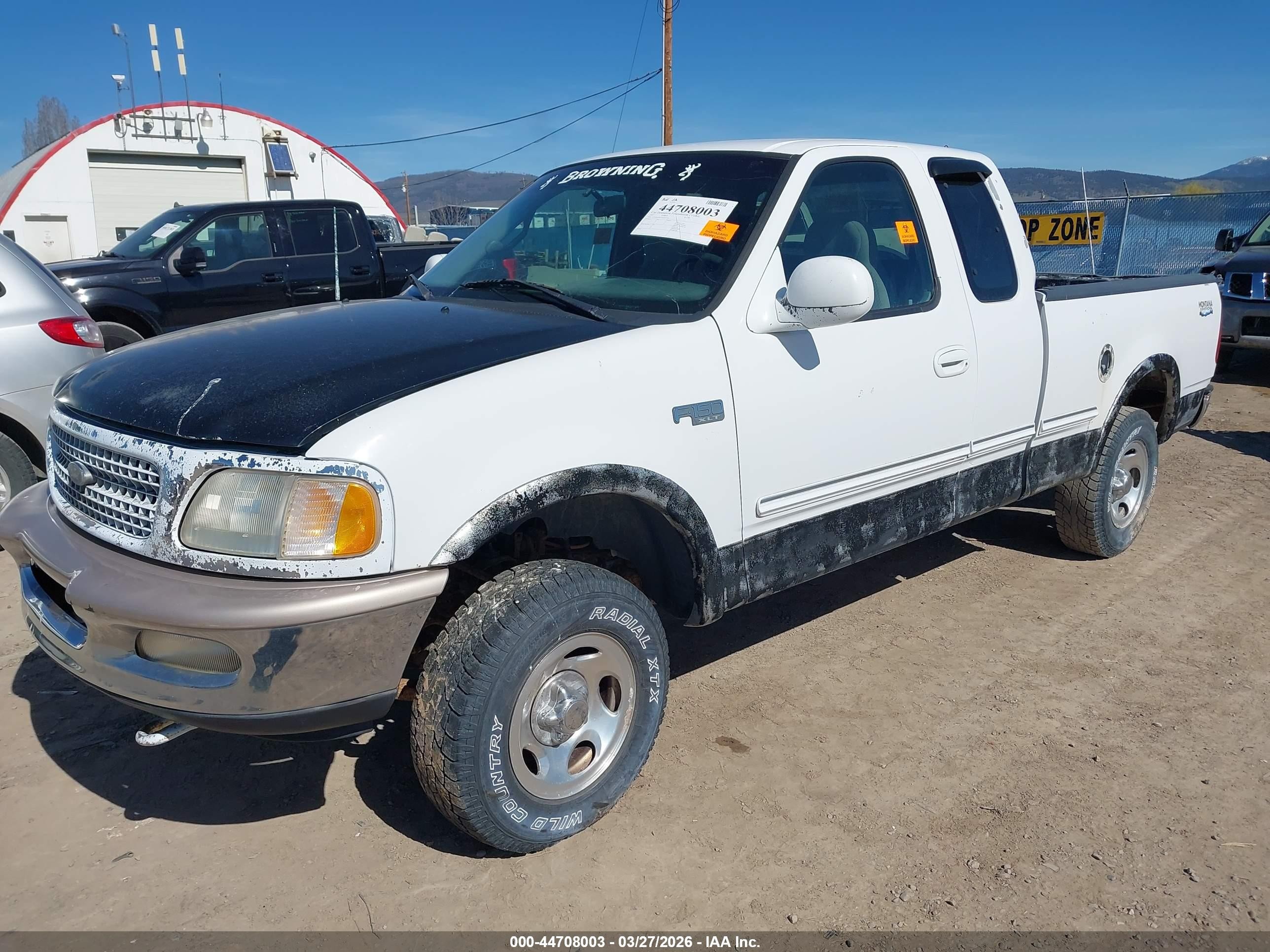 1997 Ford F-150 Lariat/xl/xlt White vin: 1FTDX18W3VKD19156