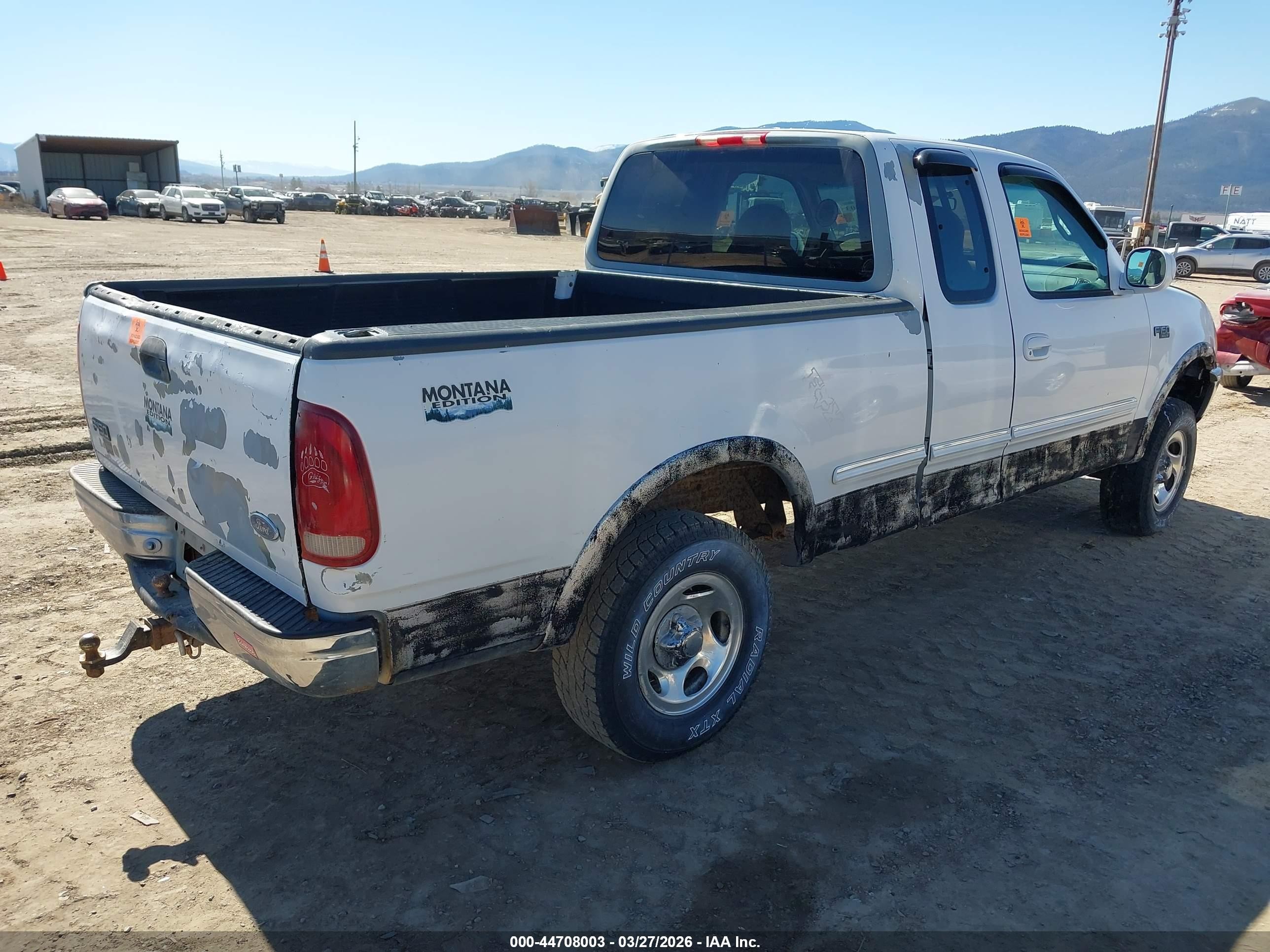 1997 Ford F-150 Lariat/xl/xlt White vin: 1FTDX18W3VKD19156