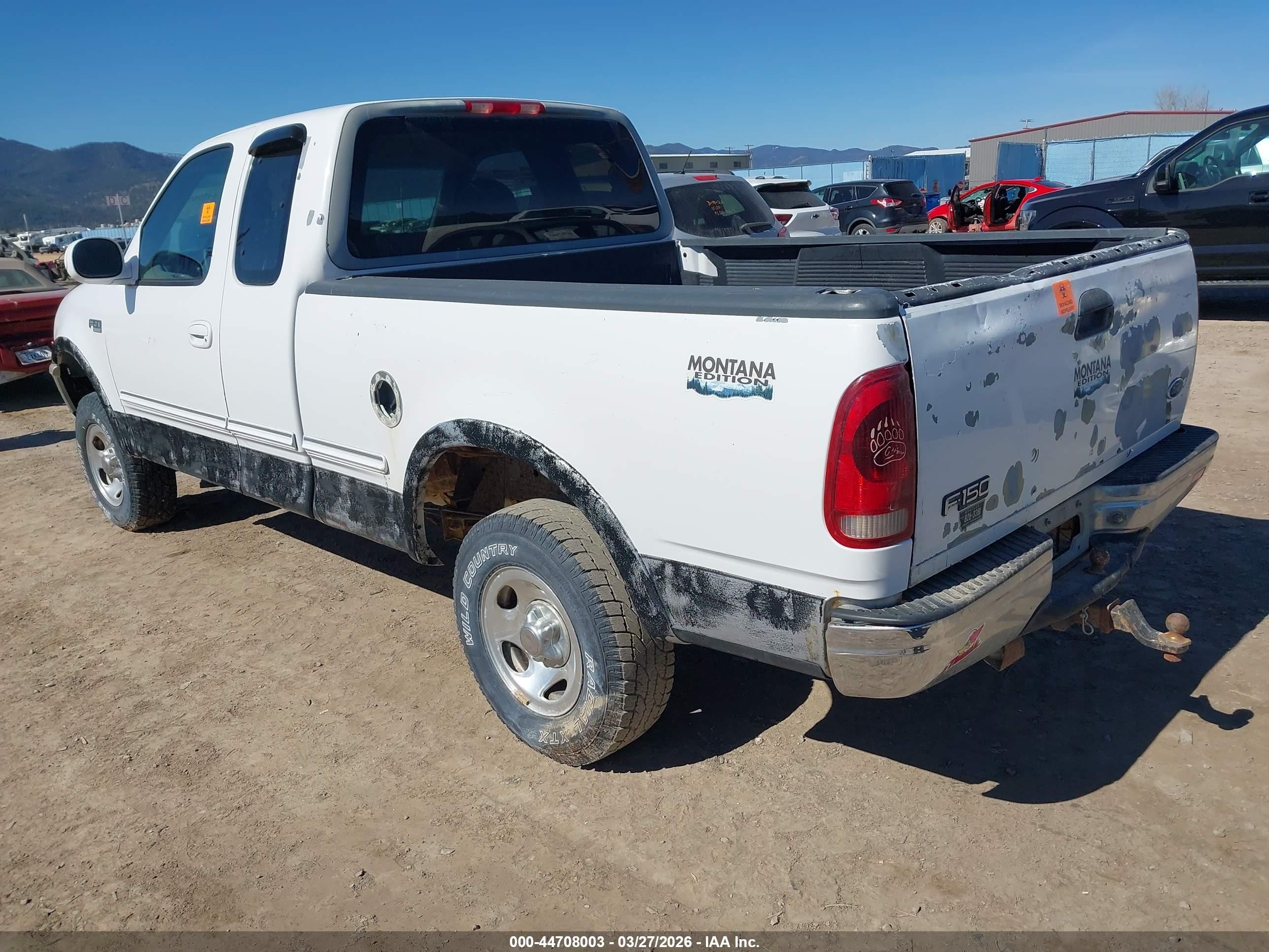 1997 Ford F-150 Lariat/xl/xlt White vin: 1FTDX18W3VKD19156