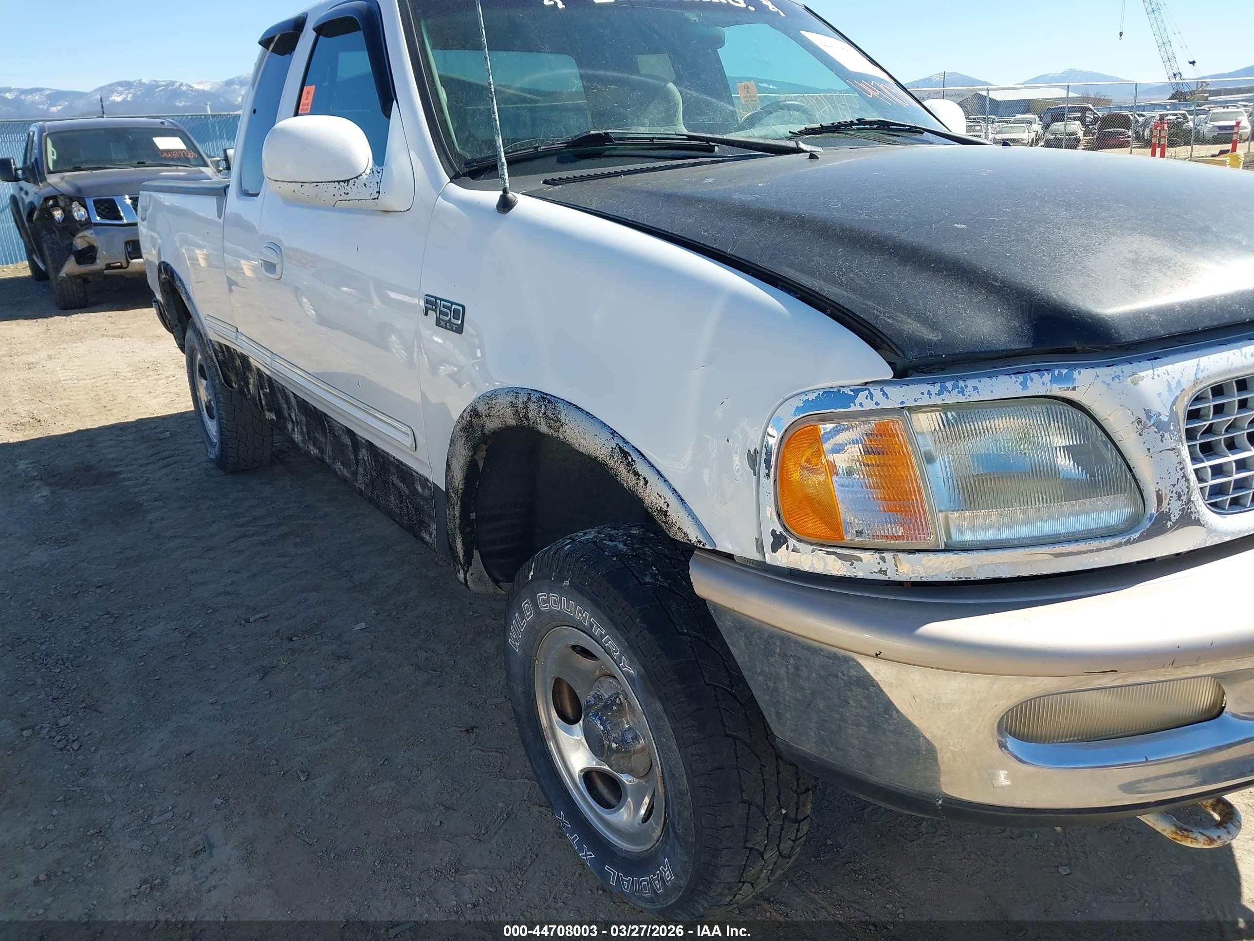 1997 Ford F-150 Lariat/xl/xlt White vin: 1FTDX18W3VKD19156