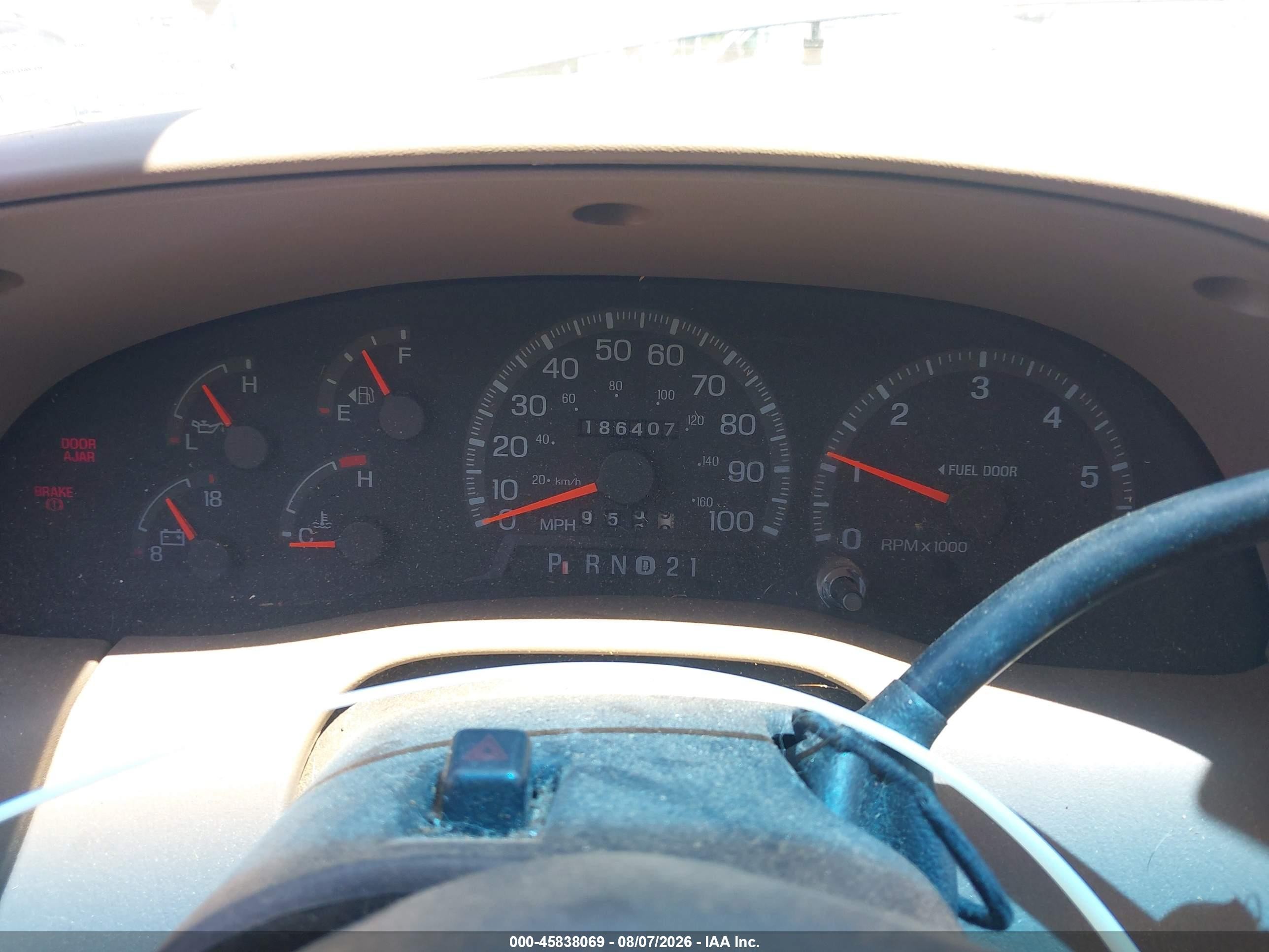 1997 Ford F-150 Lariat/xl/xlt Blue vin: 1FTDX18W3VNC30055