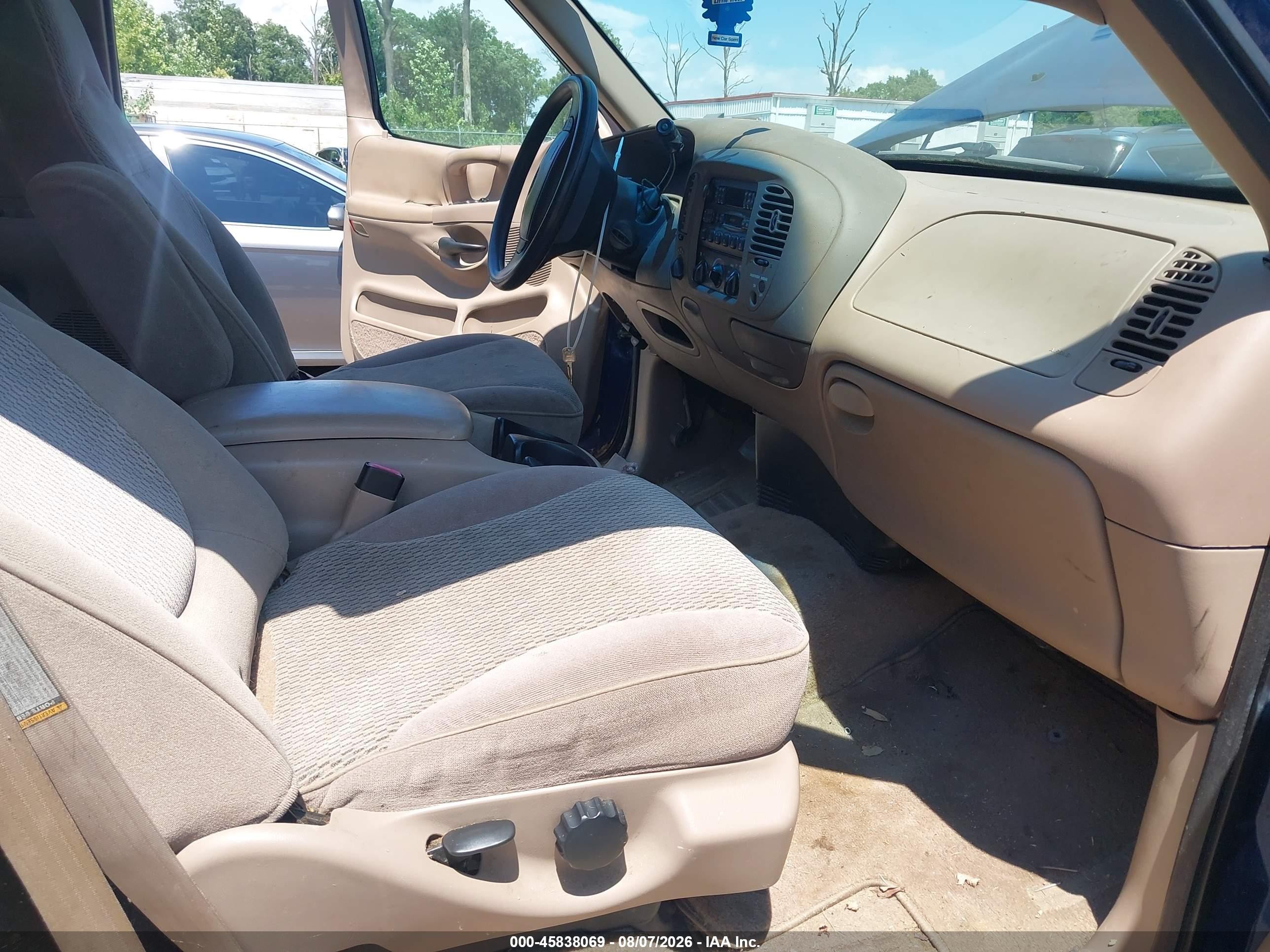 1997 Ford F-150 Lariat/xl/xlt Blue vin: 1FTDX18W3VNC30055