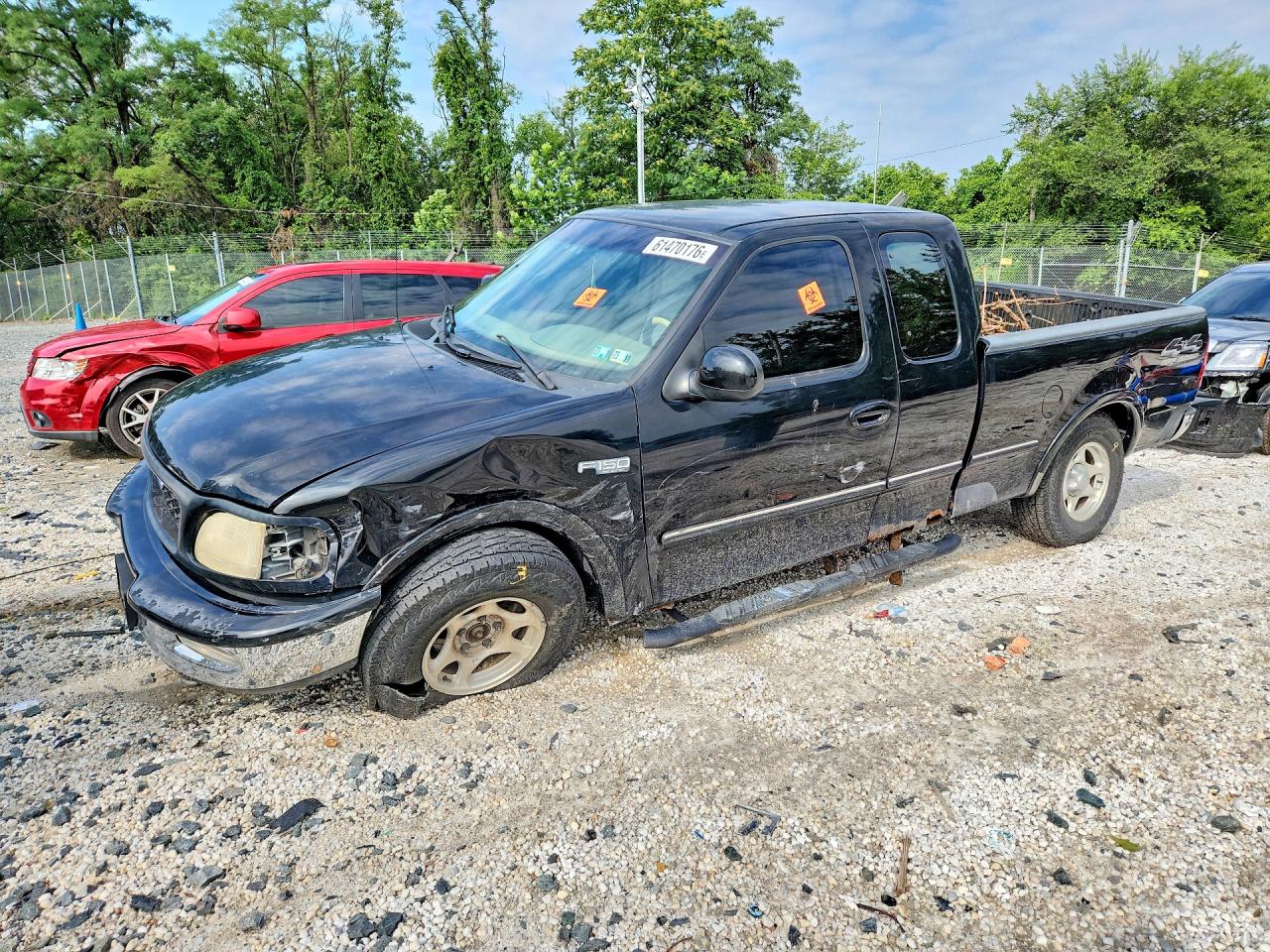 1997 Ford F150 Black vin: 1FTDX18W4VNC15130