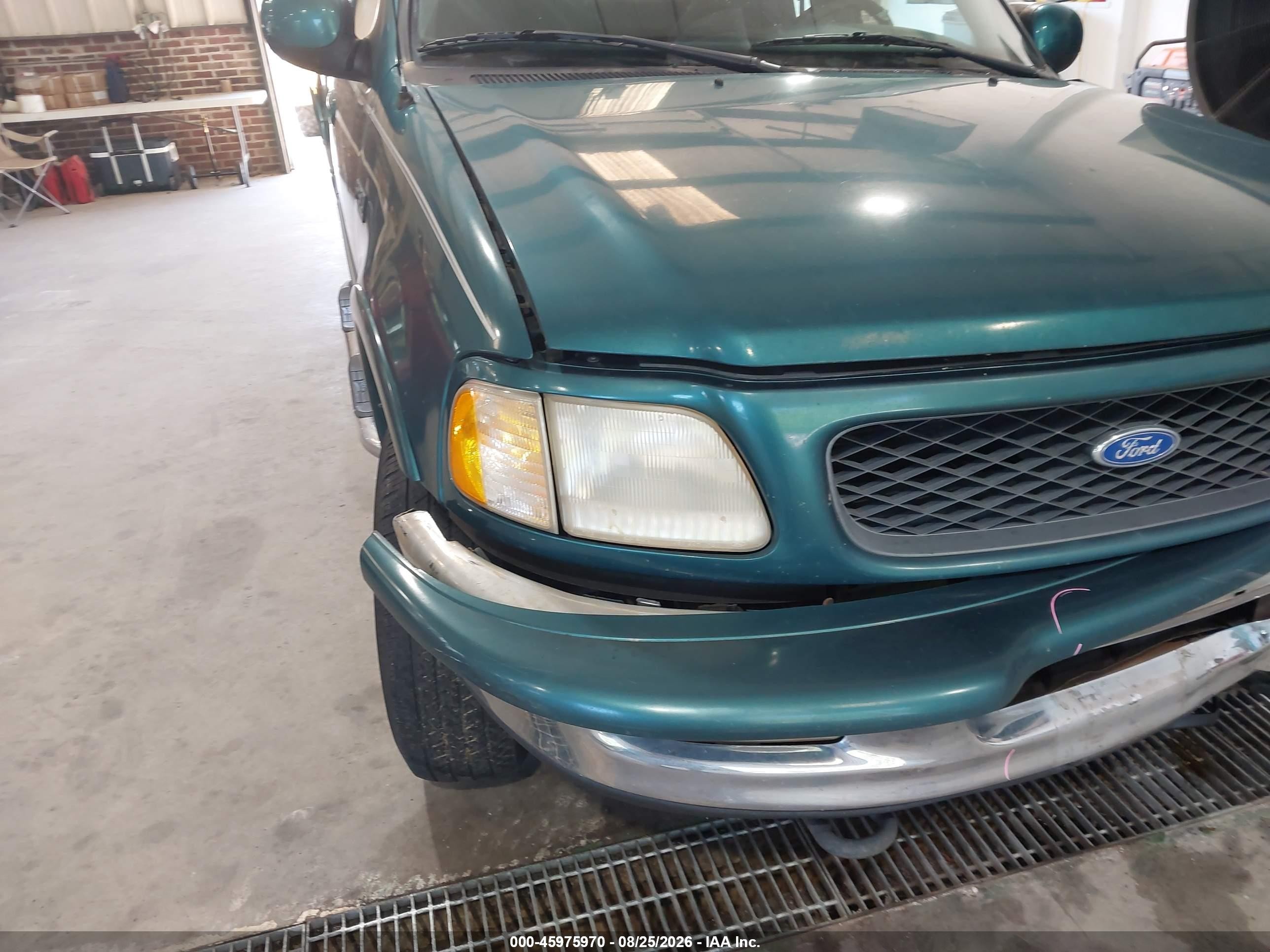 1997 Ford F-150 Lariat/xl/xlt Green vin: 1FTDX18W4VND10660