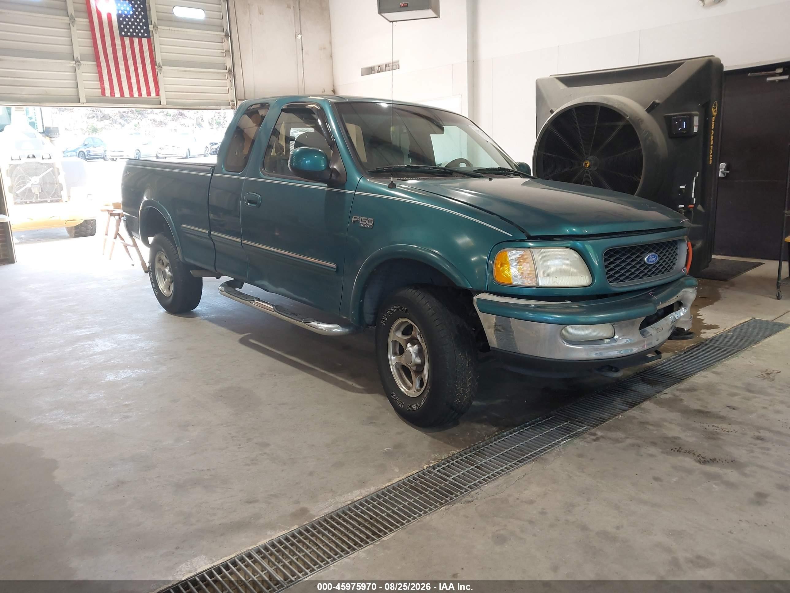 1997 Ford F-150 Lariat/xl/xlt Green vin: 1FTDX18W4VND10660