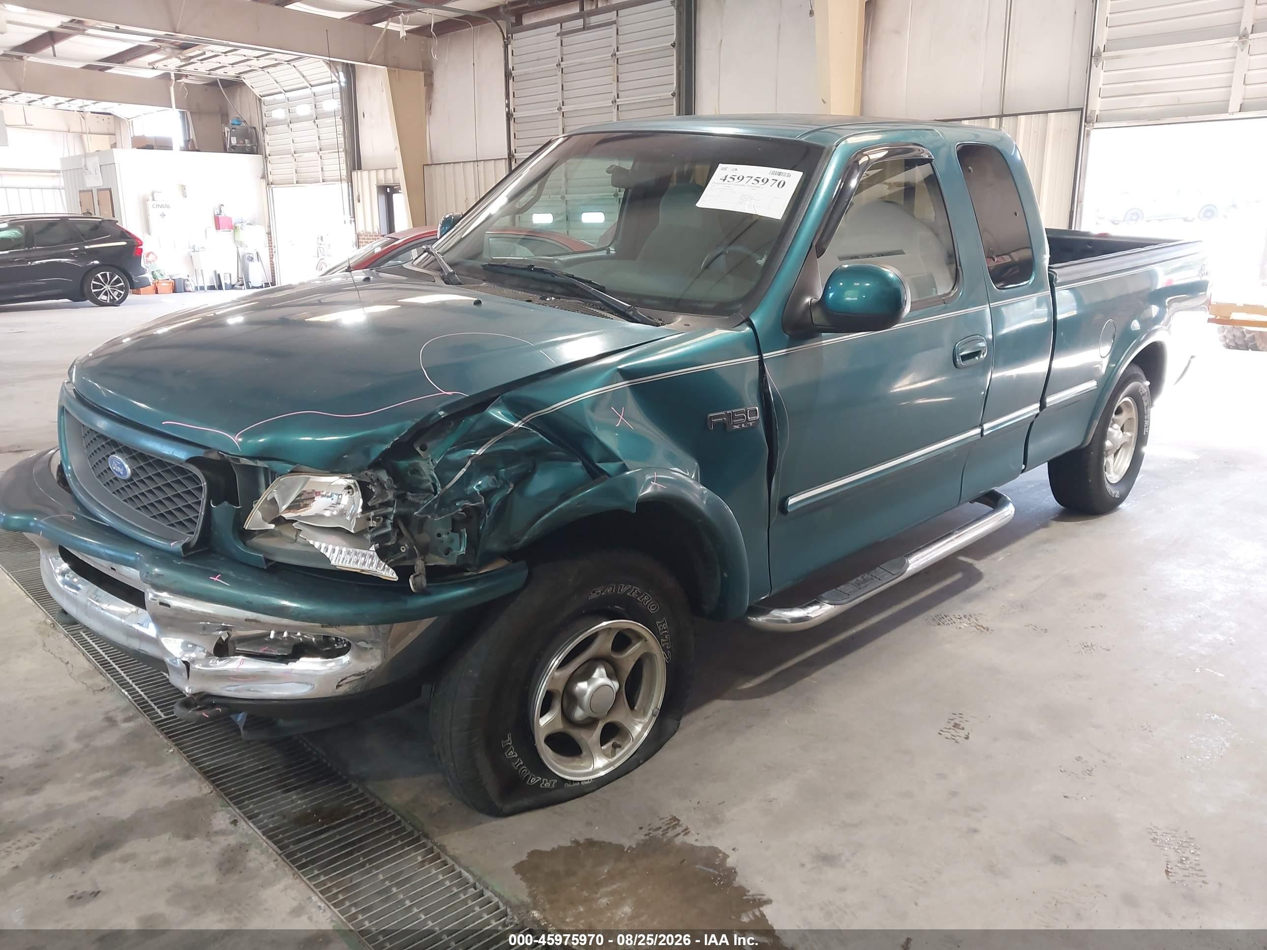 1997 Ford F-150 Lariat/xl/xlt Green vin: 1FTDX18W4VND10660