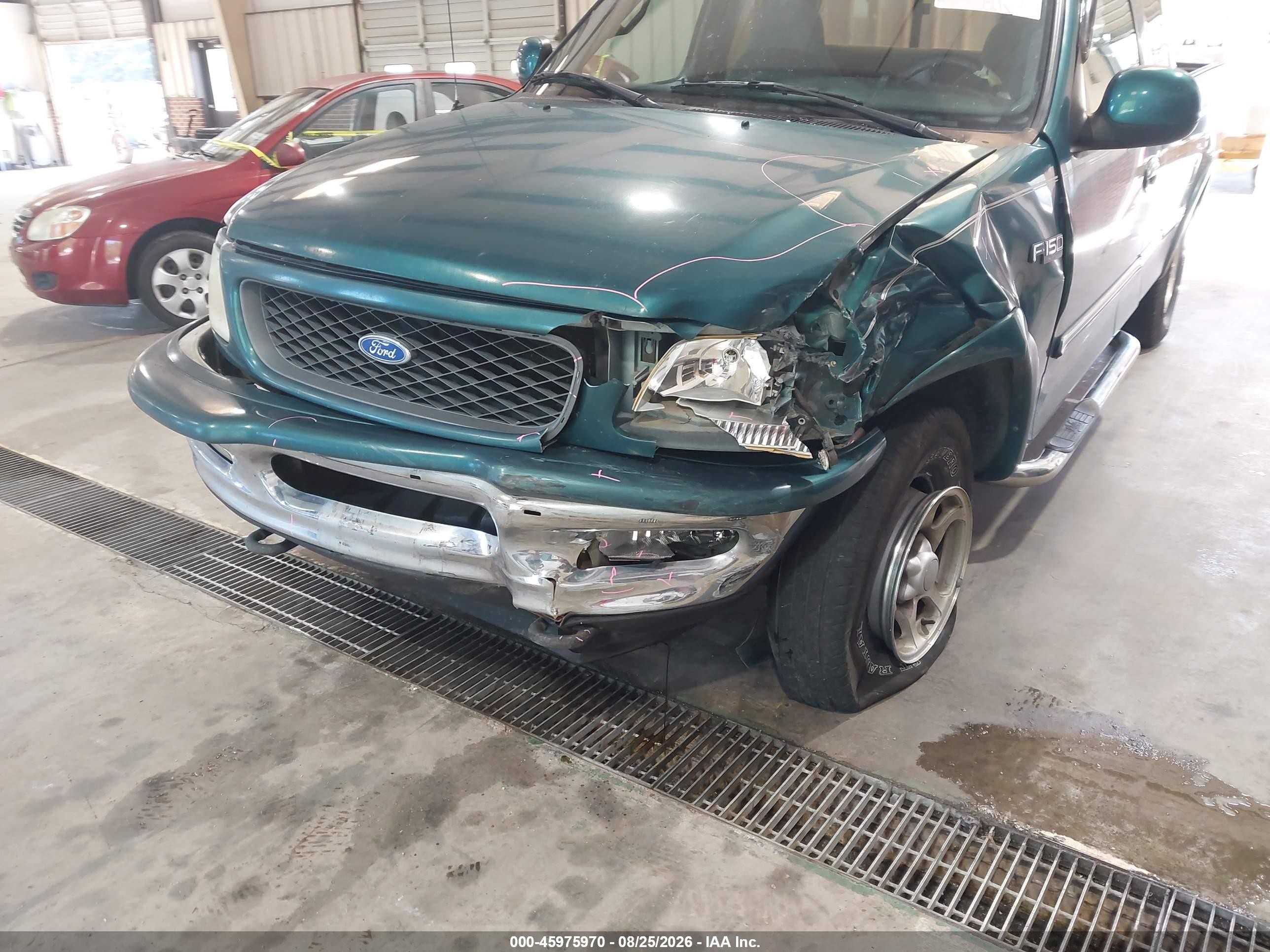 1997 Ford F-150 Lariat/xl/xlt Green vin: 1FTDX18W4VND10660