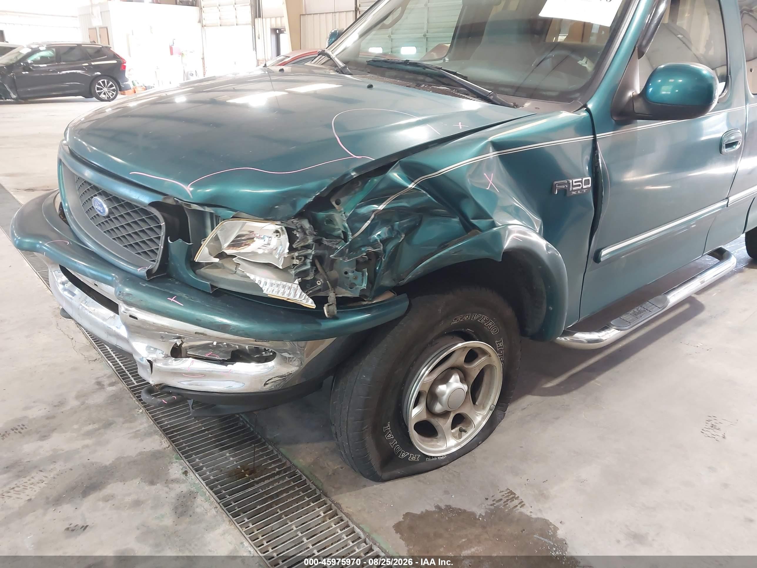 1997 Ford F-150 Lariat/xl/xlt Green vin: 1FTDX18W4VND10660