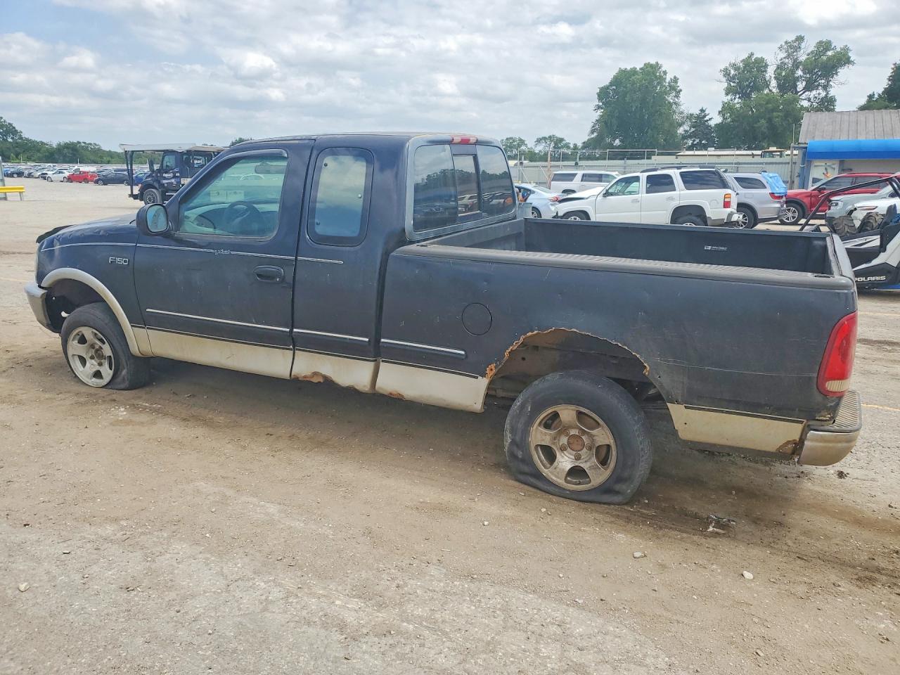 1997 Ford F150 Lariat Black vin: 1FTDX18W7VKB65874
