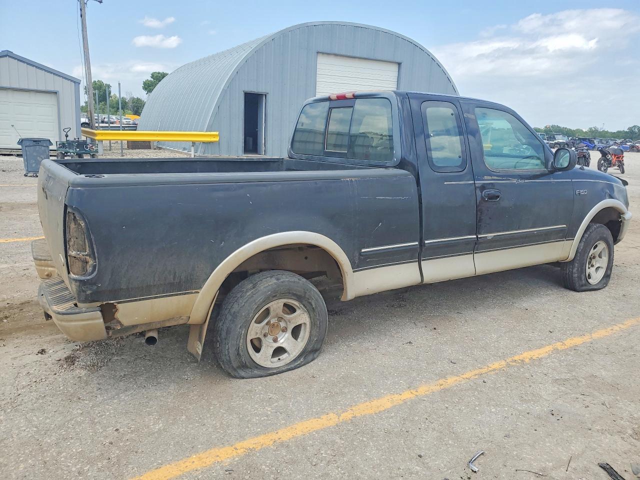 1997 Ford F150 Lariat Black vin: 1FTDX18W7VKB65874