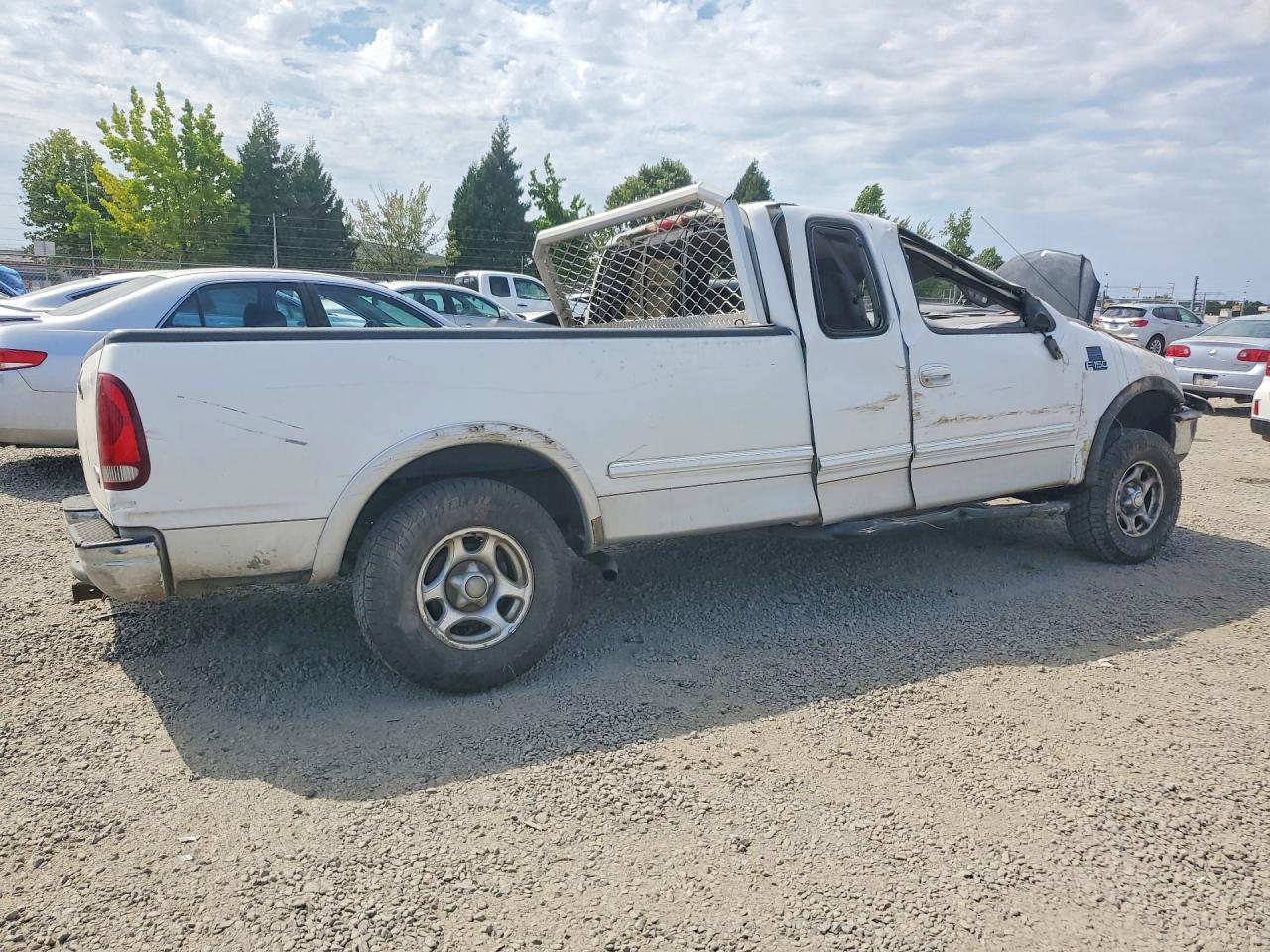 1997 Ford F150 White vin: 1FTDX18W7VKB92556