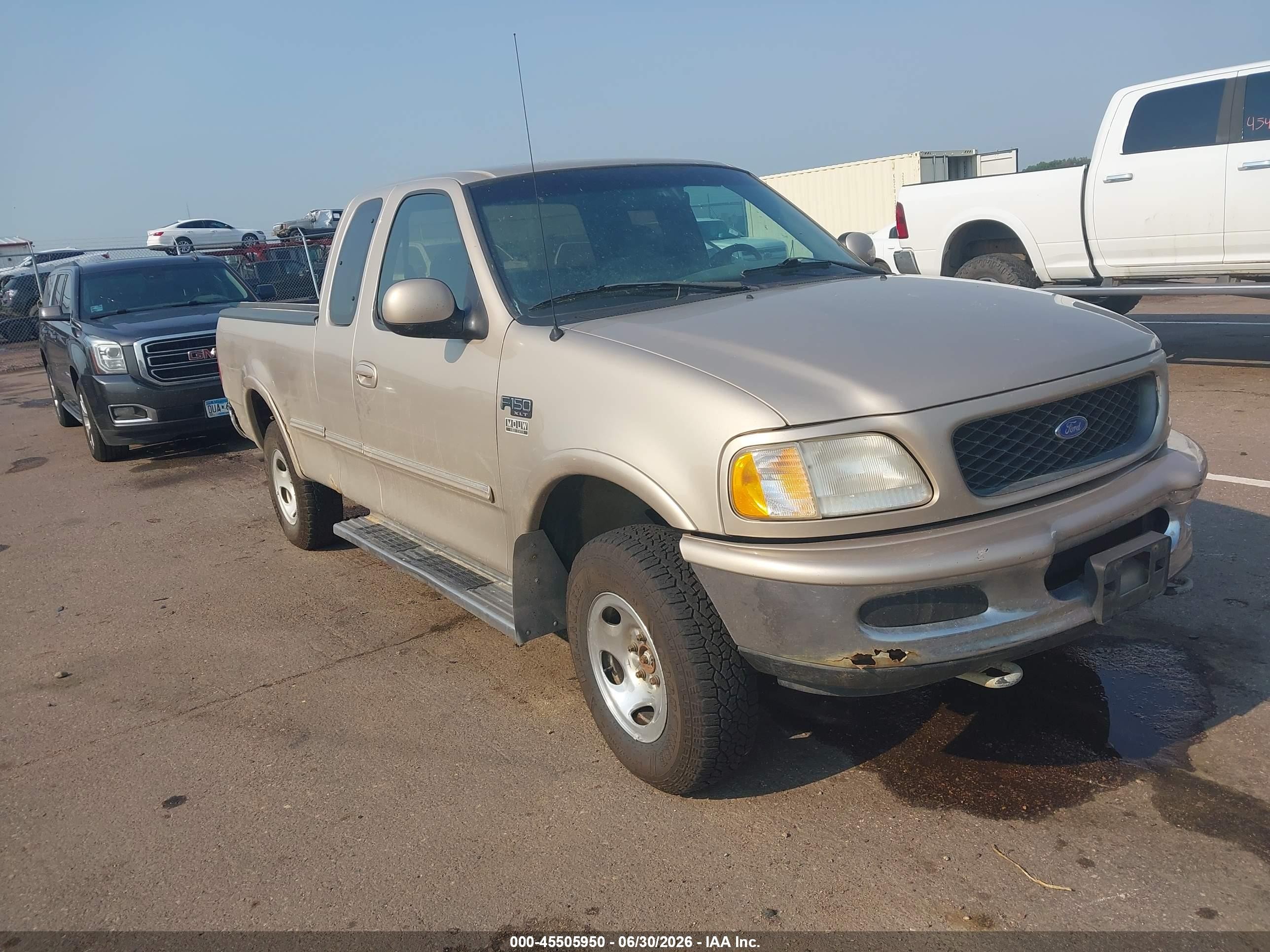 1997 Ford F-150 Lariat/xl/xlt Tan vin: 1FTDX18W9VKB93997