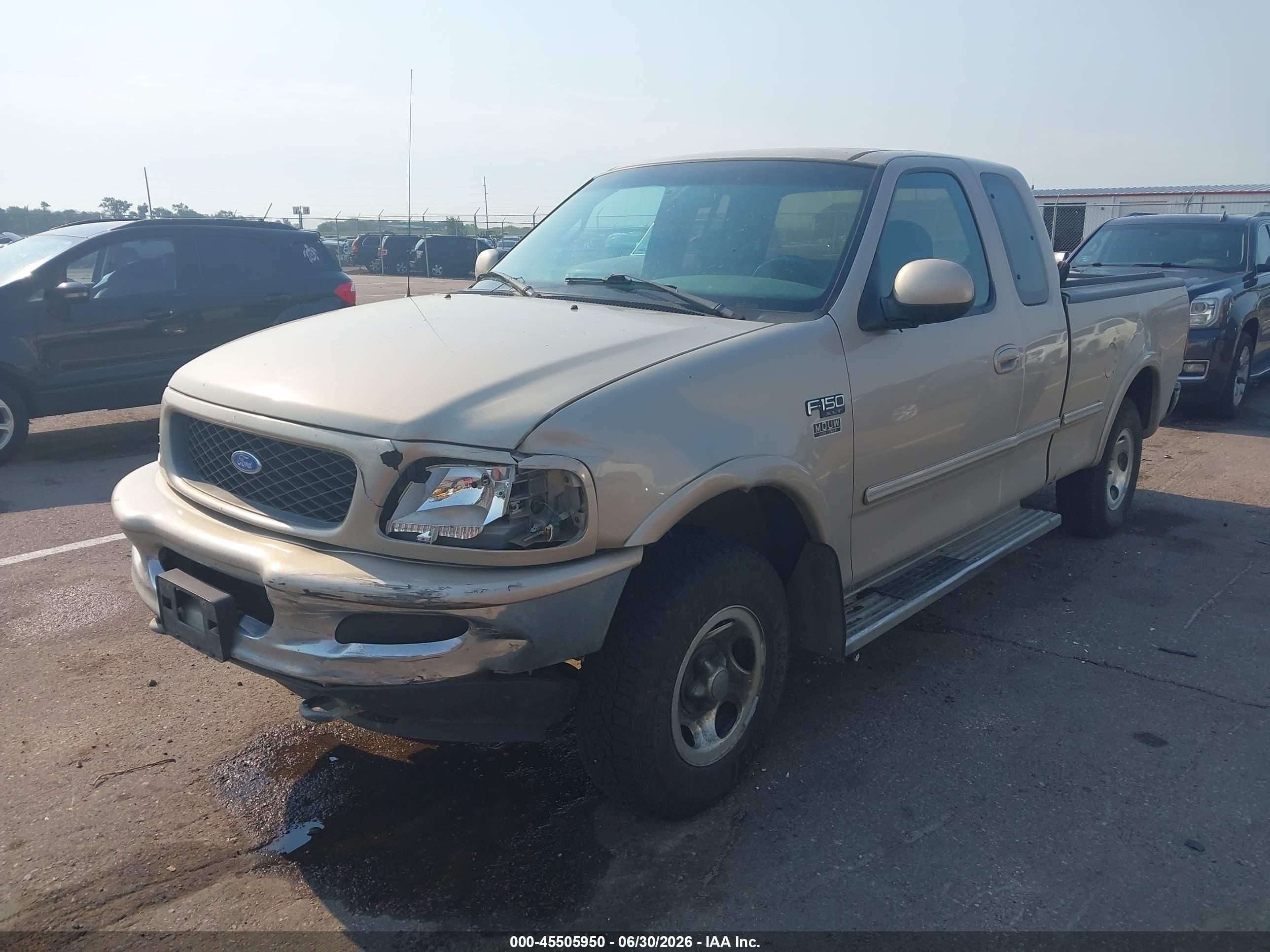 1997 Ford F-150 Lariat/xl/xlt Tan vin: 1FTDX18W9VKB93997