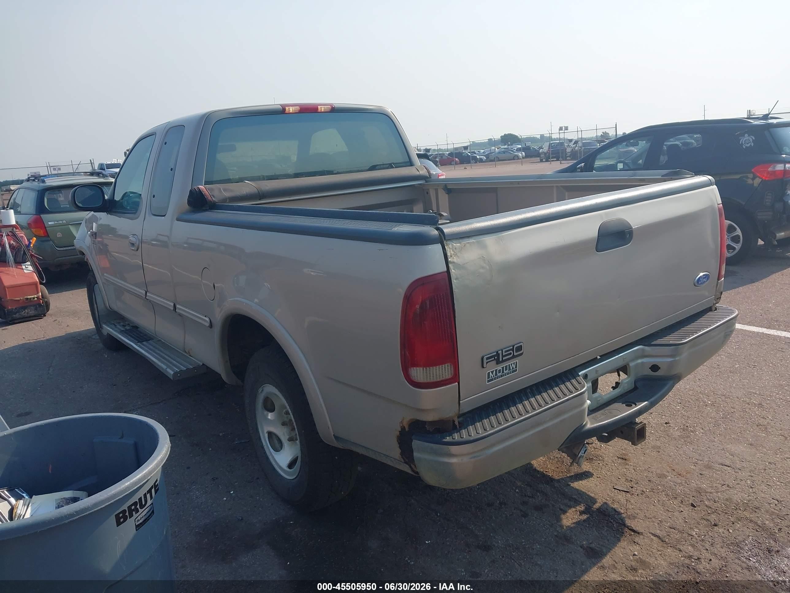 1997 Ford F-150 Lariat/xl/xlt Tan vin: 1FTDX18W9VKB93997