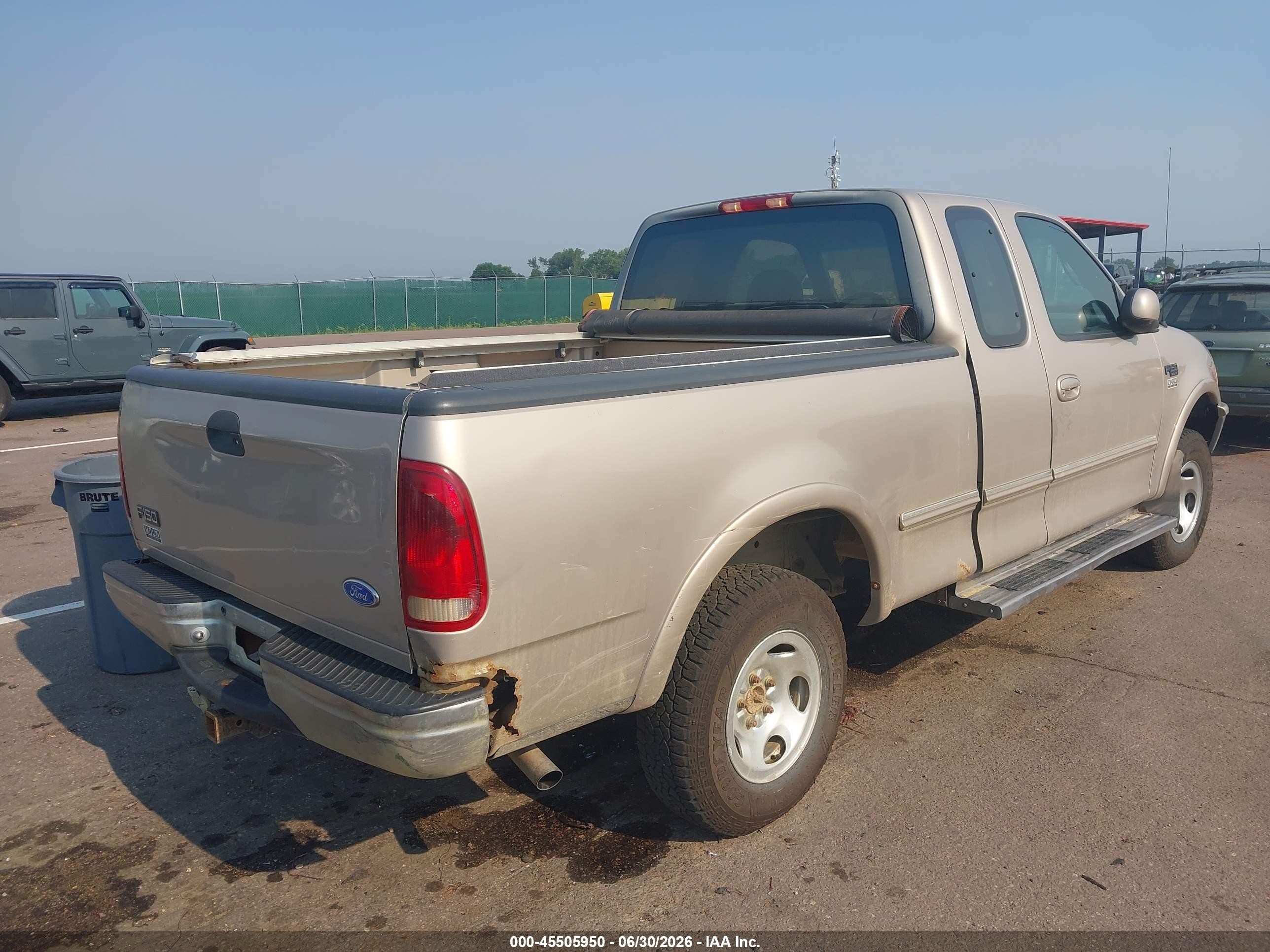 1997 Ford F-150 Lariat/xl/xlt Tan vin: 1FTDX18W9VKB93997