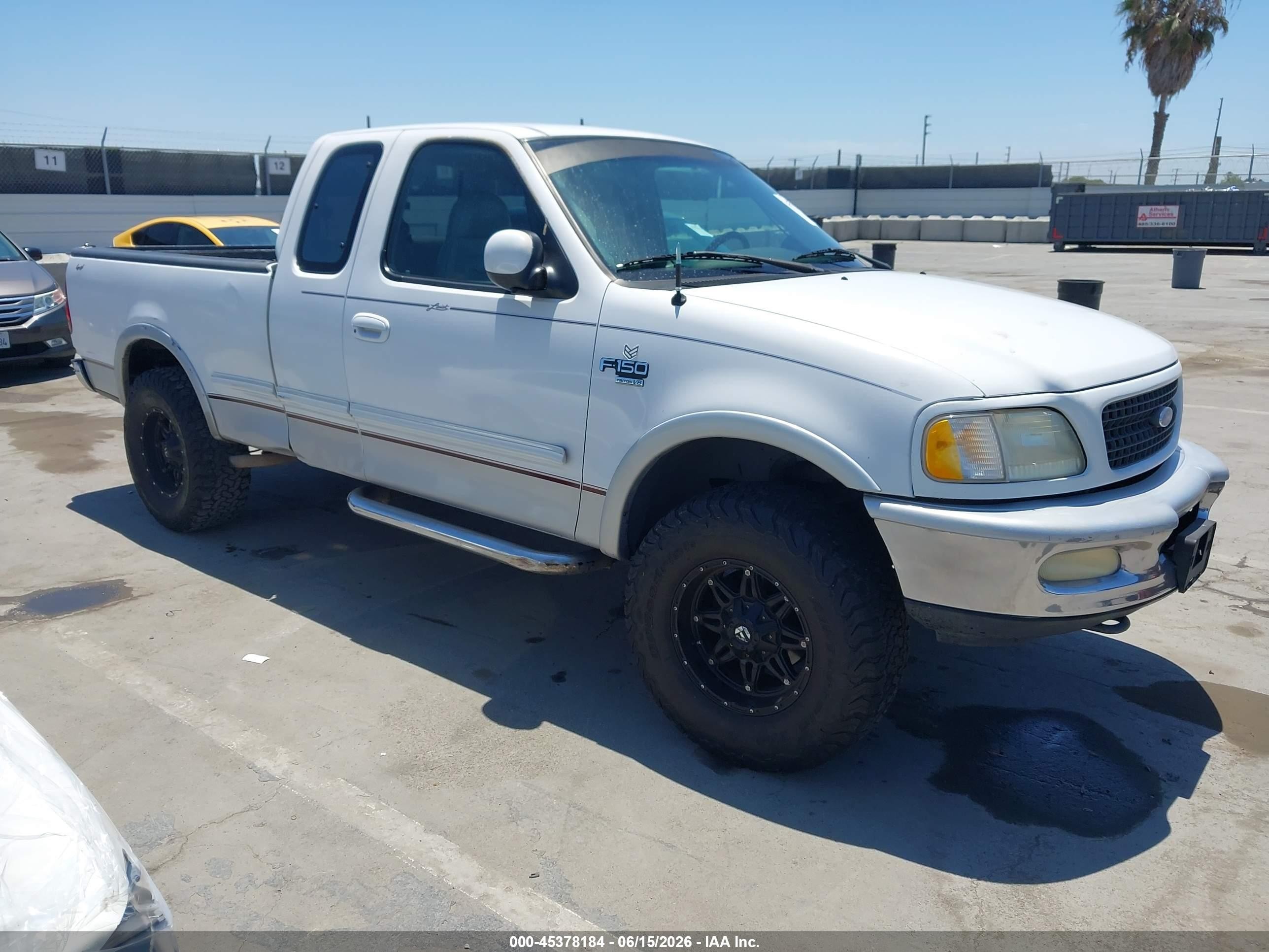 1997 Ford F-150 Lariat/xl/xlt White vin: 1FTDX18W9VKC72179