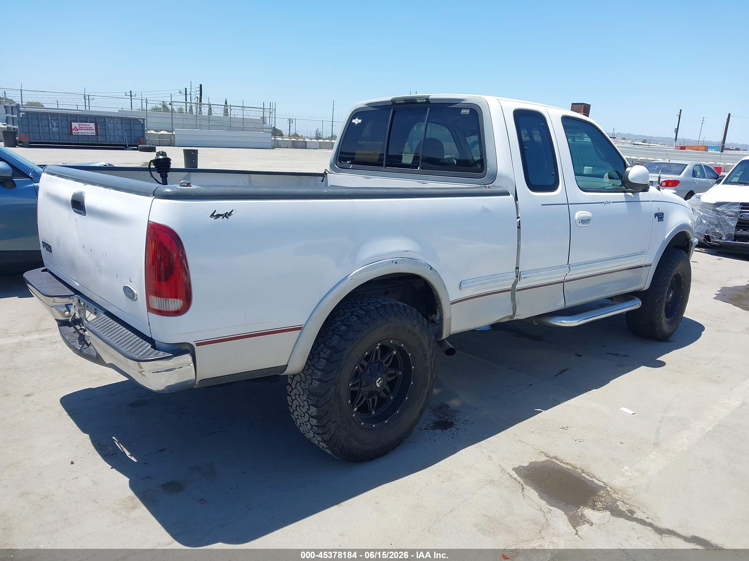1997 Ford F-150 Lariat/xl/xlt White vin: 1FTDX18W9VKC72179