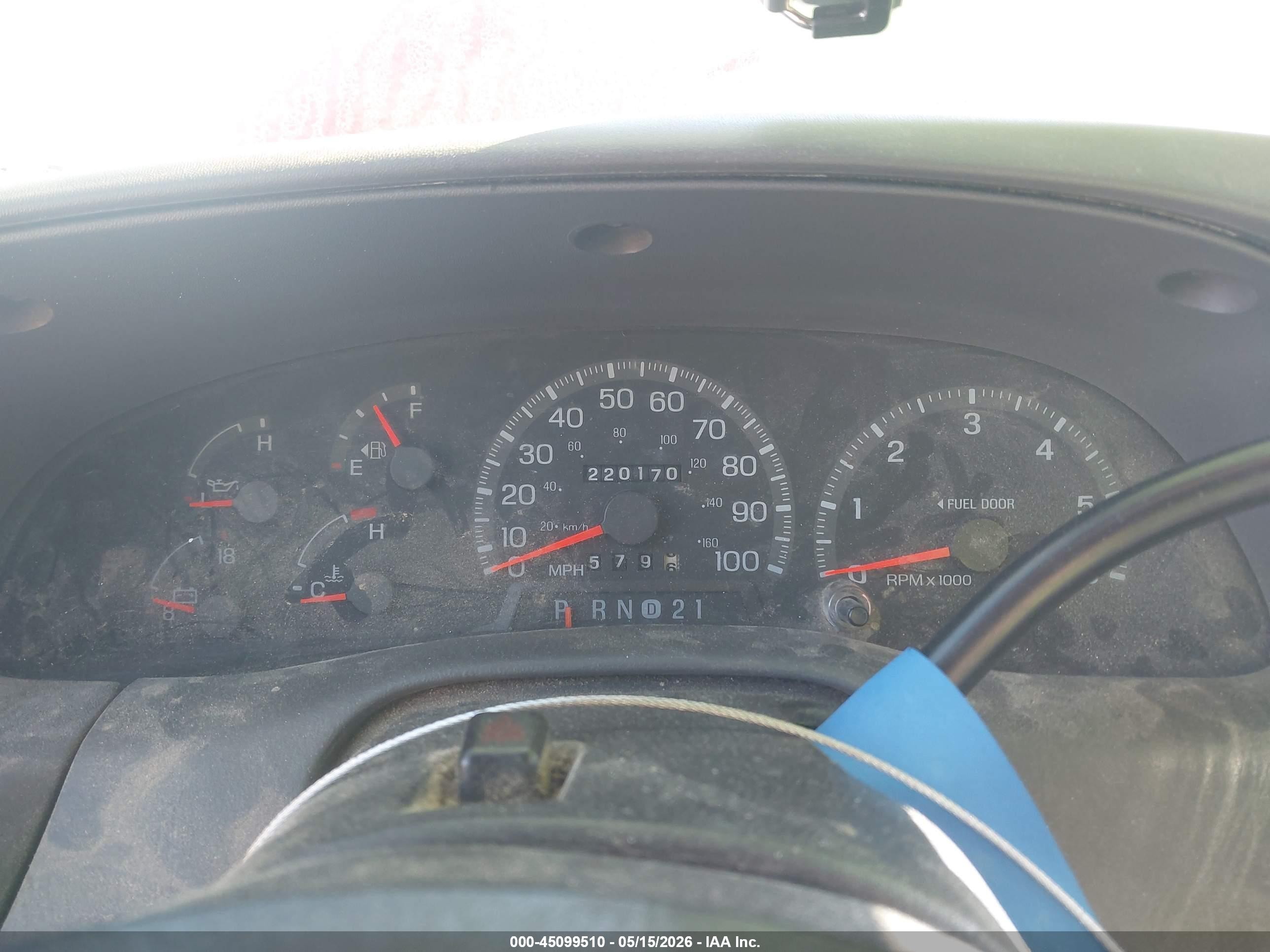 1997 Ford F-150 Lariat/xl/xlt Red vin: 1FTDX18WXVNC05251