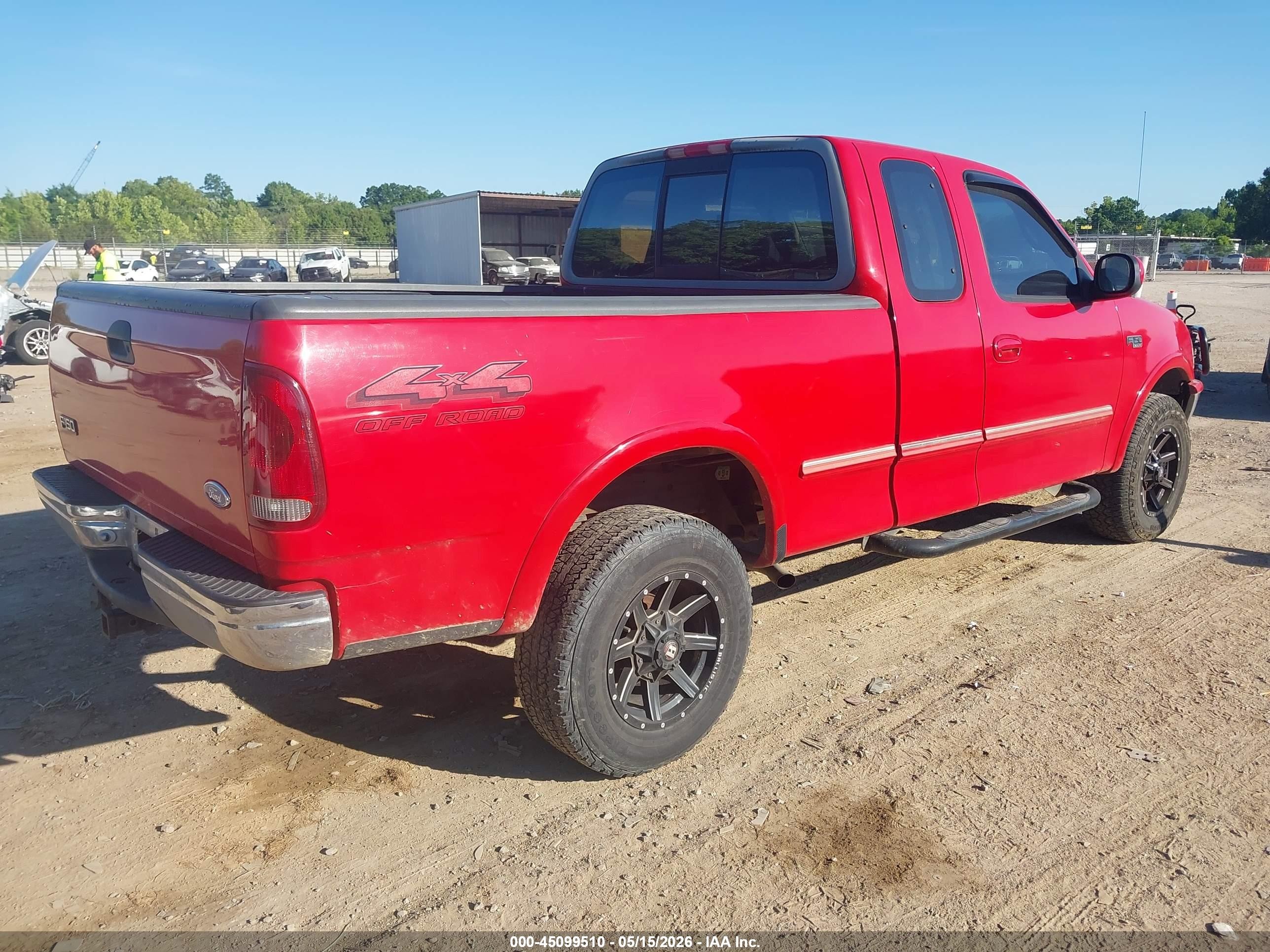 1997 Ford F-150 Lariat/xl/xlt Red vin: 1FTDX18WXVNC05251