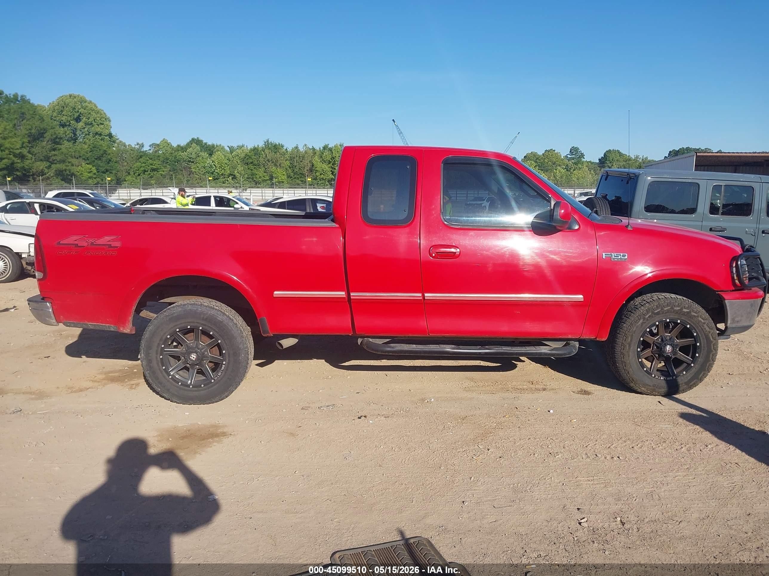 1997 Ford F-150 Lariat/xl/xlt Red vin: 1FTDX18WXVNC05251
