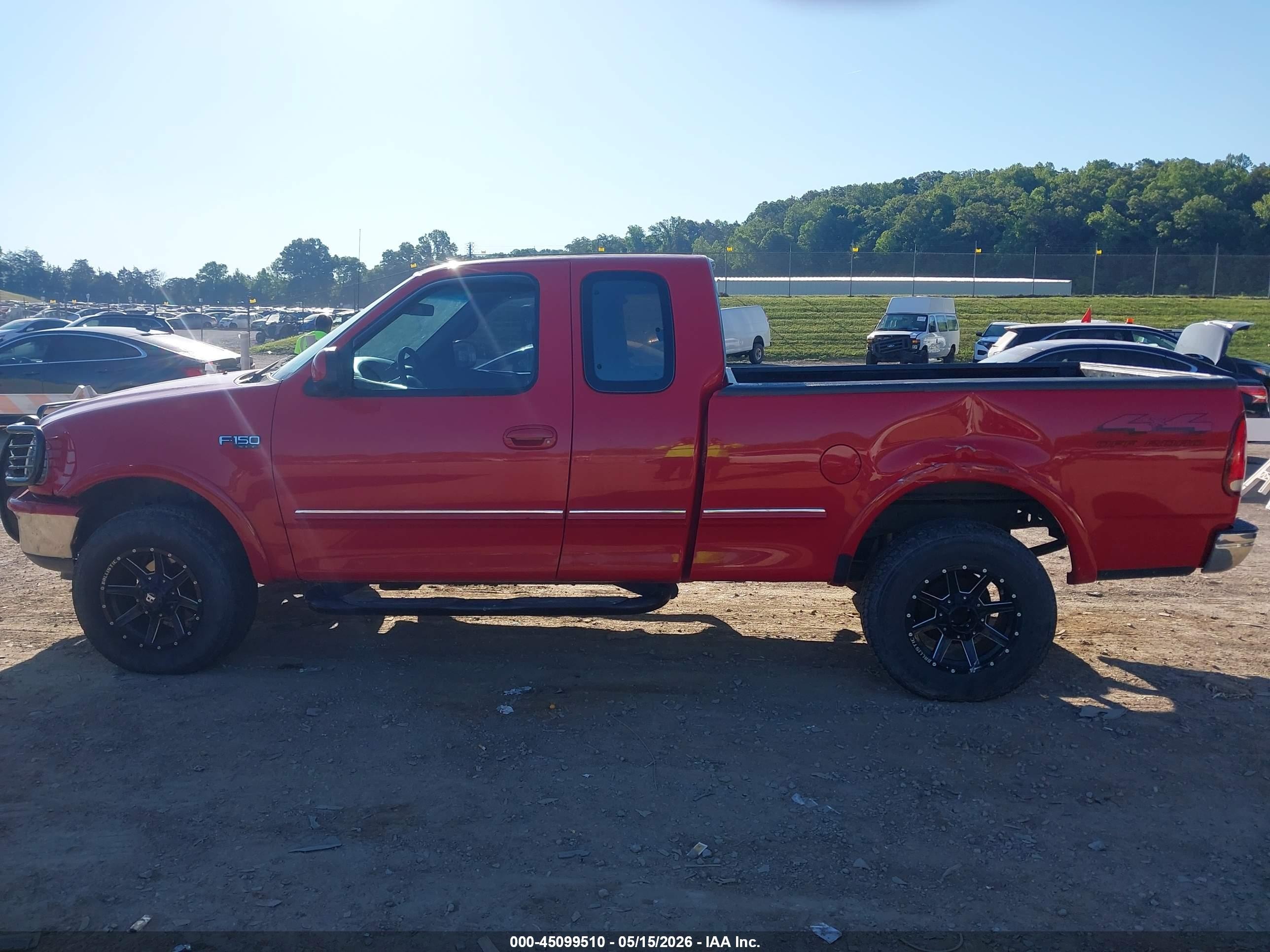 1997 Ford F-150 Lariat/xl/xlt Red vin: 1FTDX18WXVNC05251